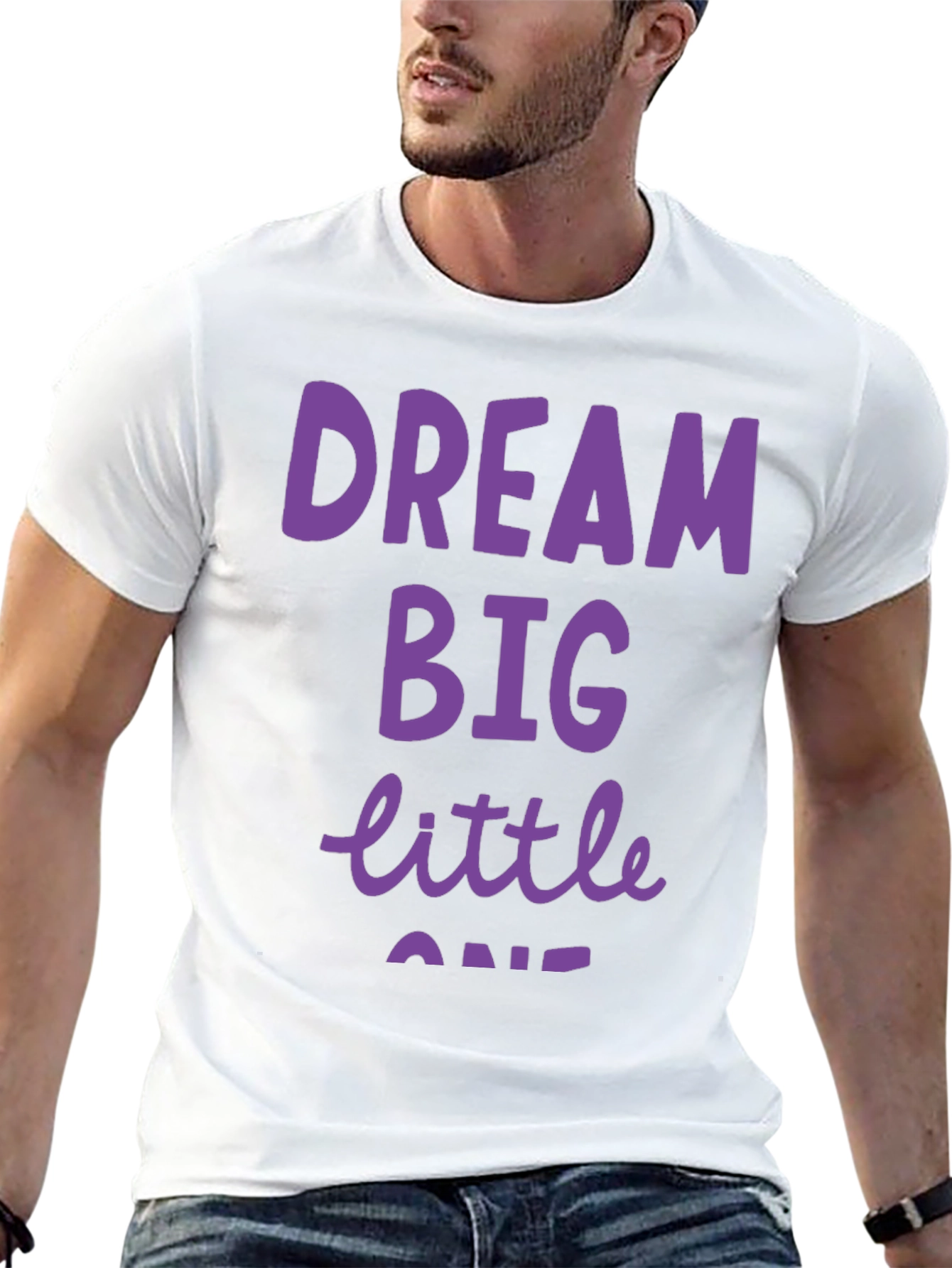 Dream Big Little One Black T-Shirt