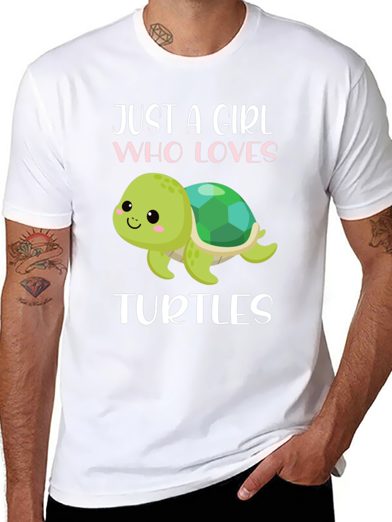 Just A Girl Who Loves Turtles T-Shirt