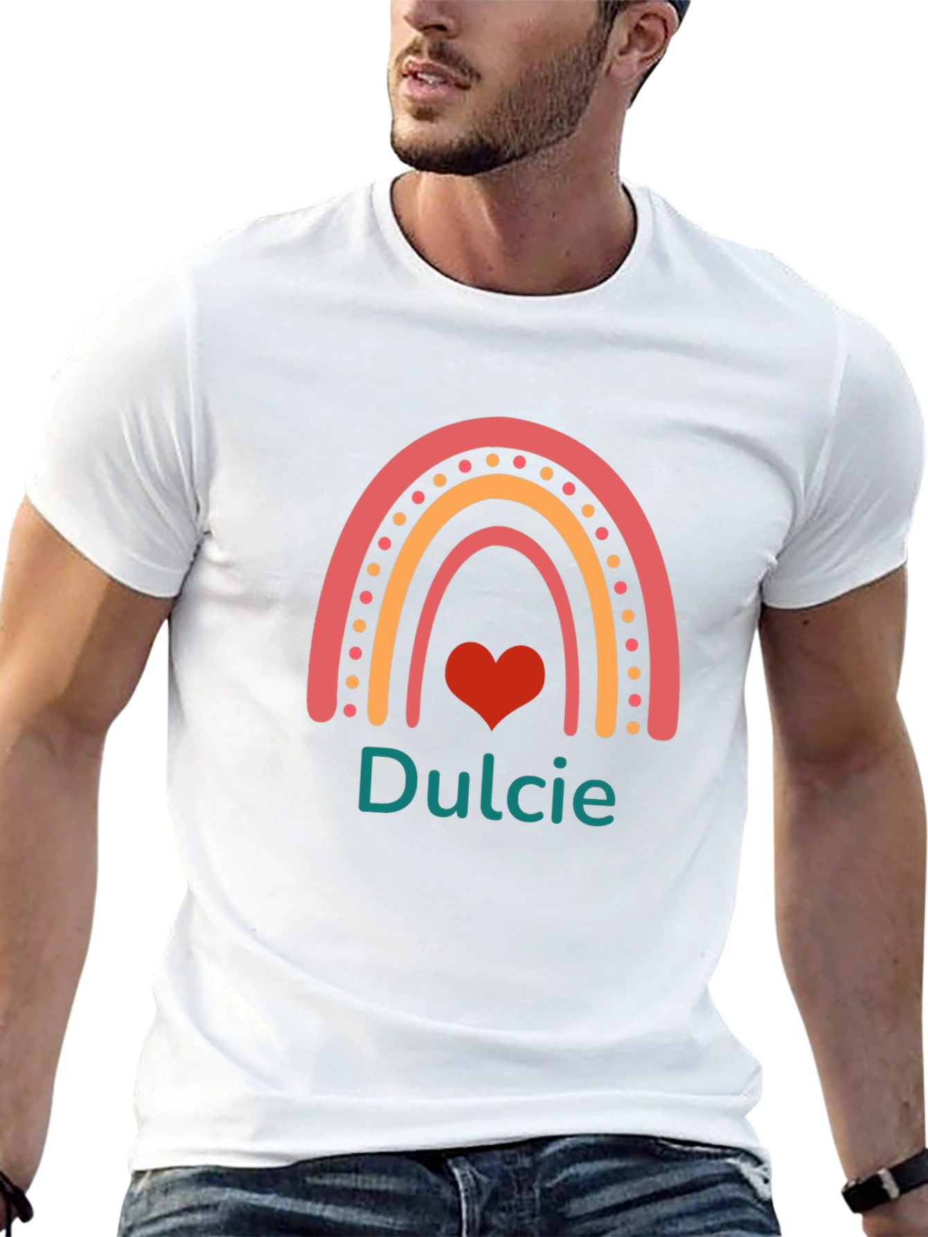 Dulcie Rainbow Heart T-Shirt