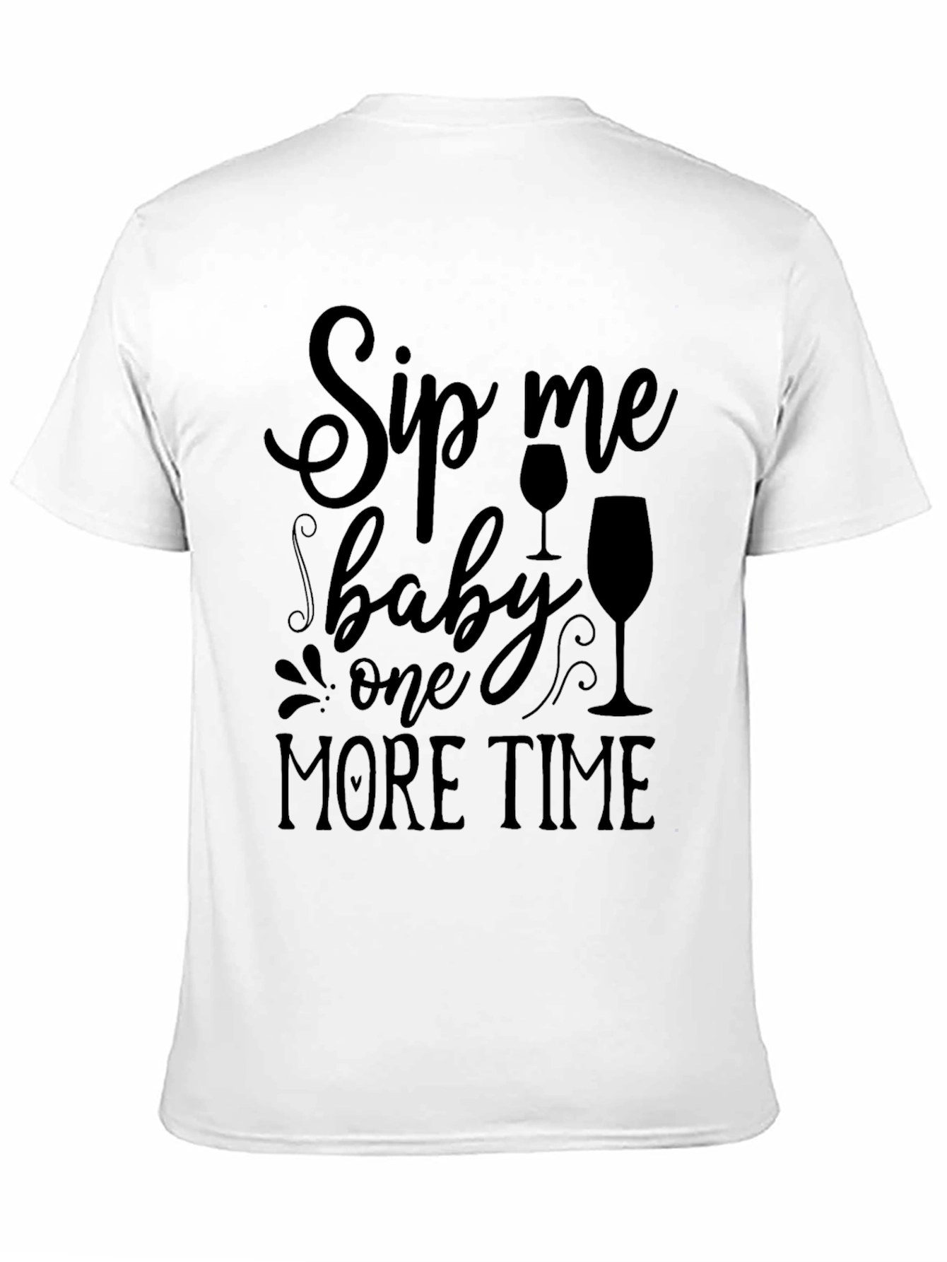 Sip Me Baby One More Time Black T-Shirt