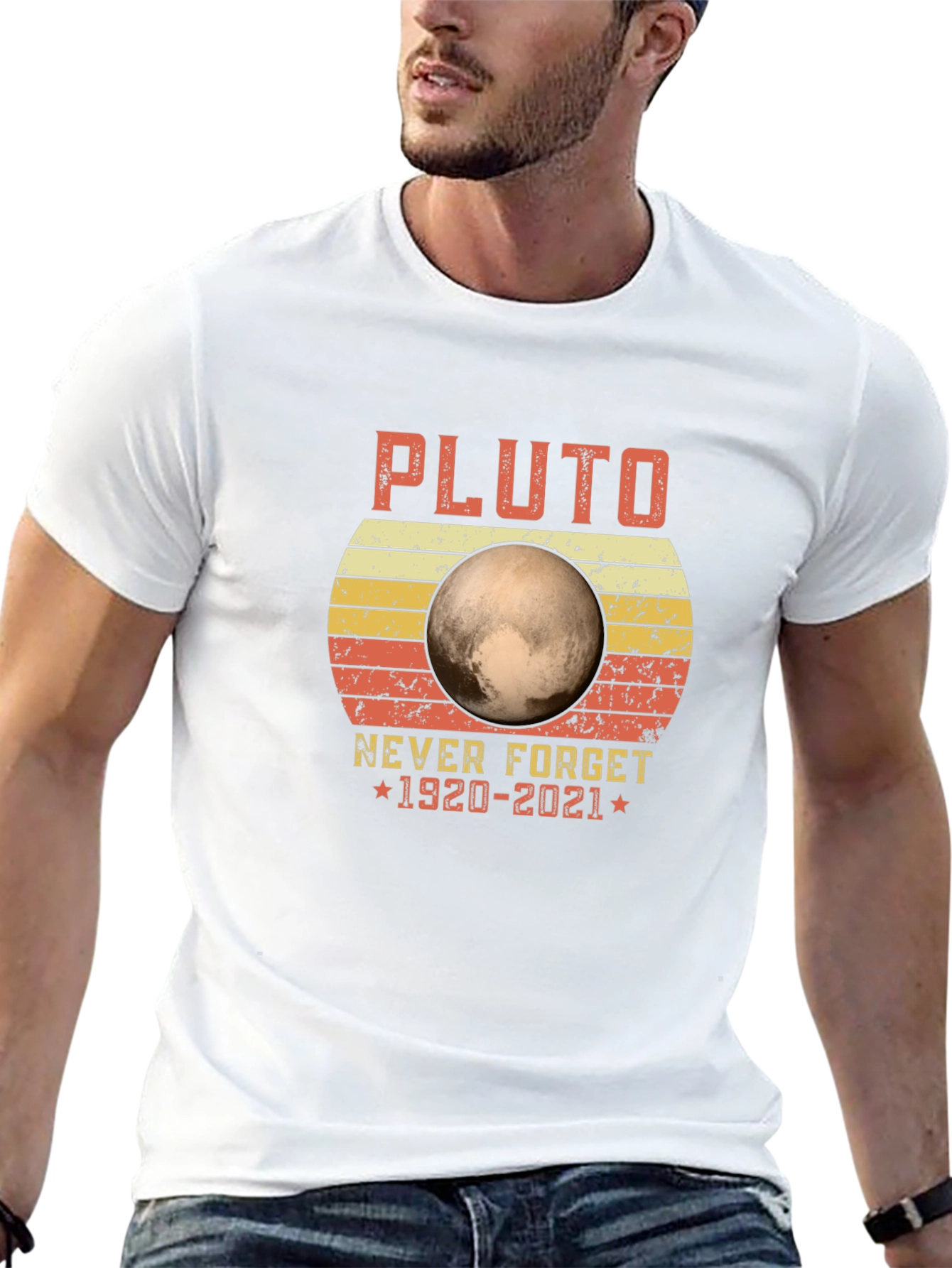 Pluto Never Forget 1920-2021 Graphic Tee