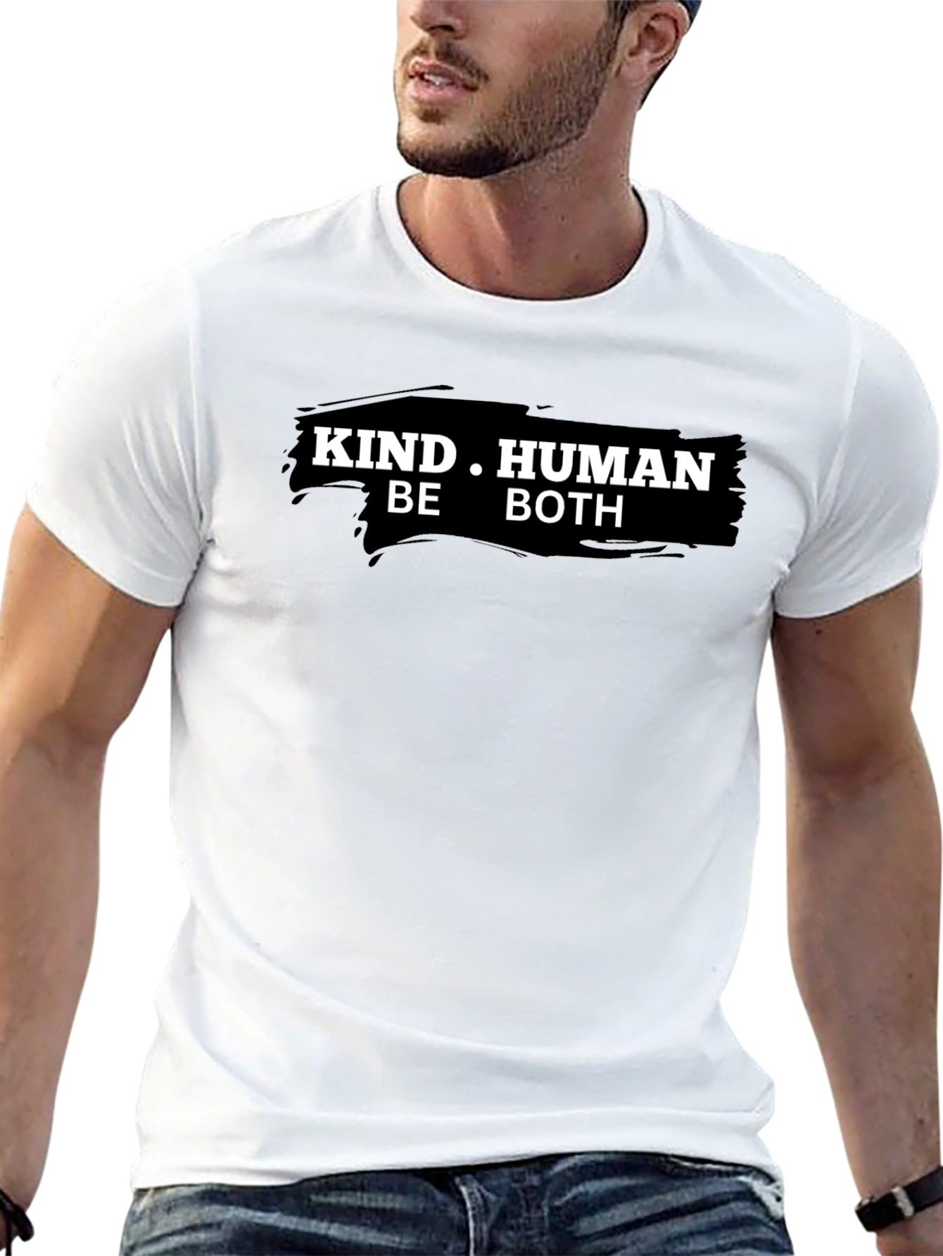 Kind Human Be Both Graphic T-Shirt