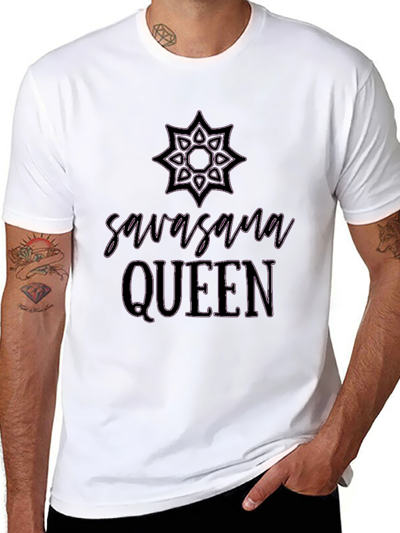 Savasana Queen Graphic Tee - Yoga Relaxation