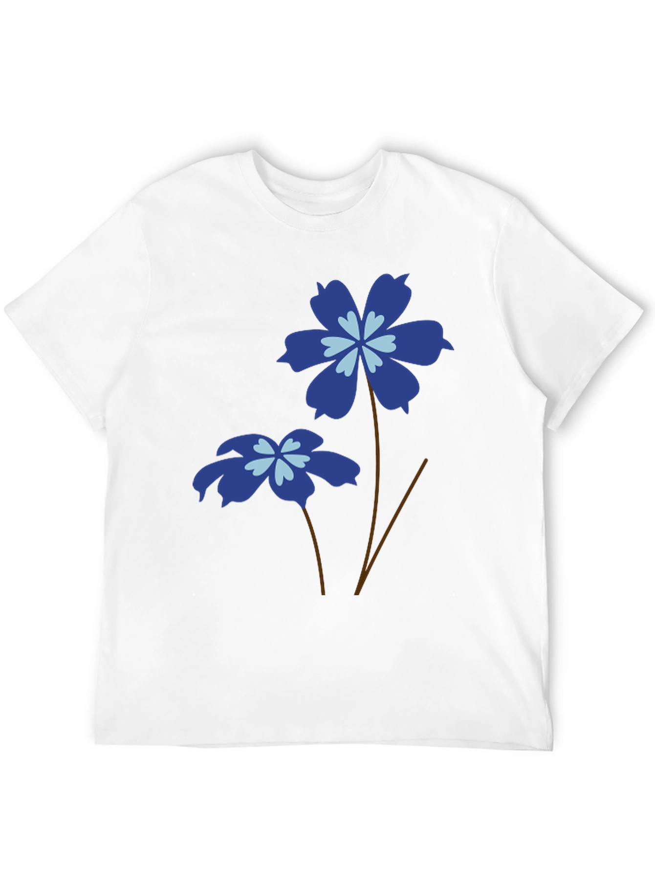 Floral Print Black T-Shirt | Casual Comfort