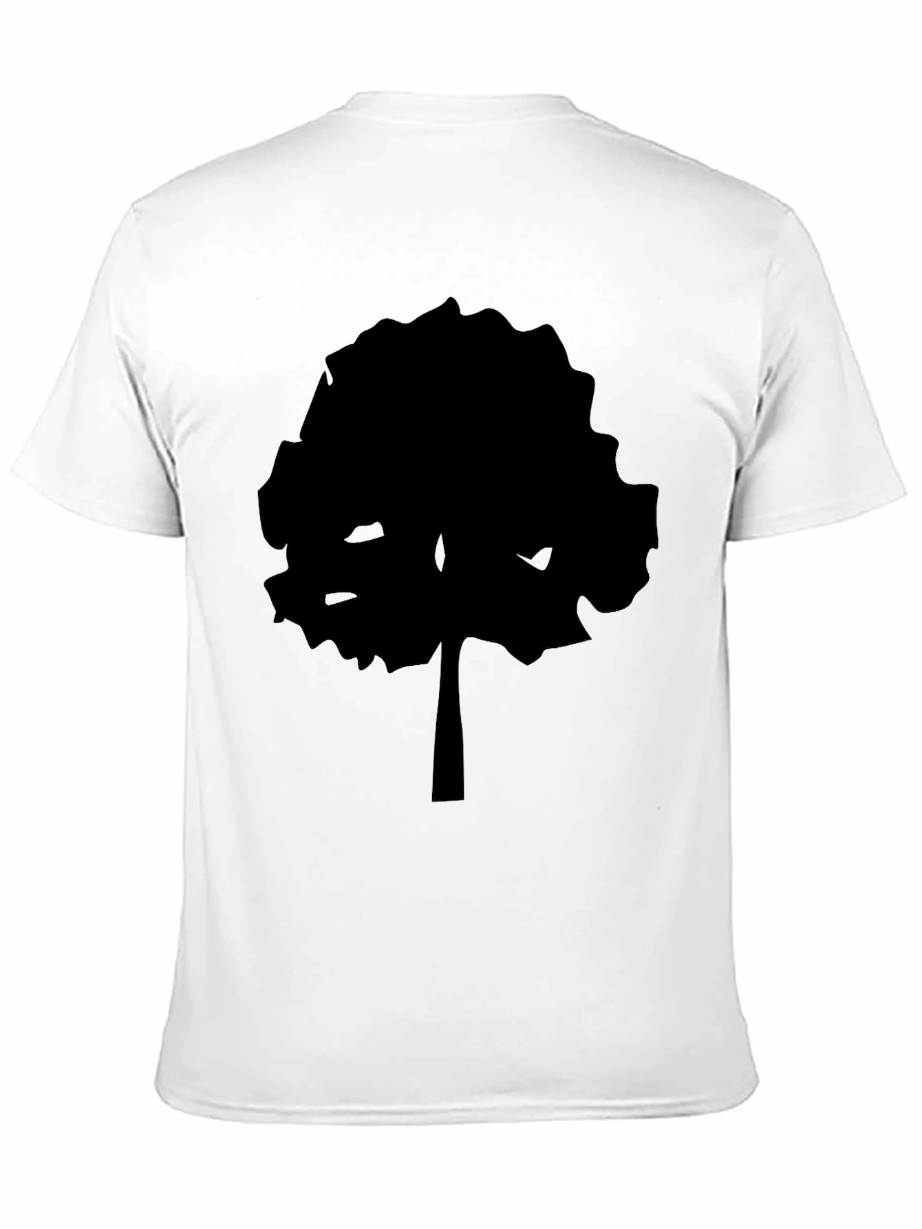 Silhouette Tree Graphic T-Shirt - Black