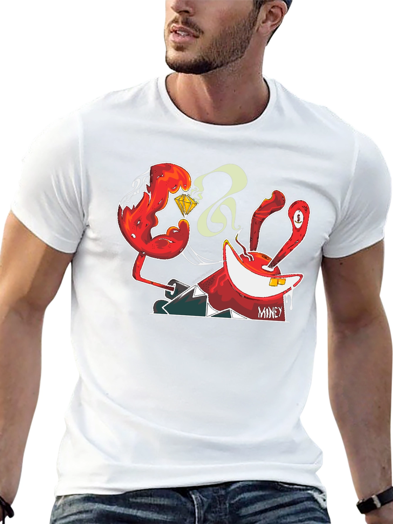 Mr. Krabs Money Graphic T-Shirt