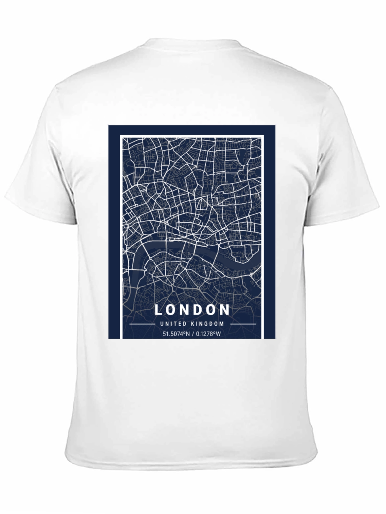 London Map T-Shirt - United Kingdom Souvenir