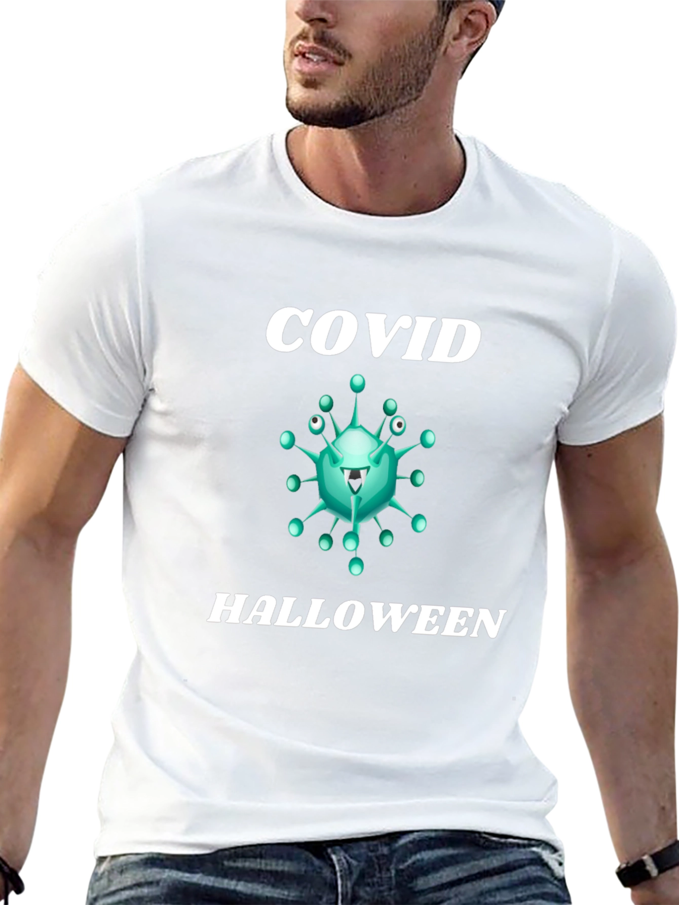 COVID Halloween T-Shirt - Funny Holiday Tee