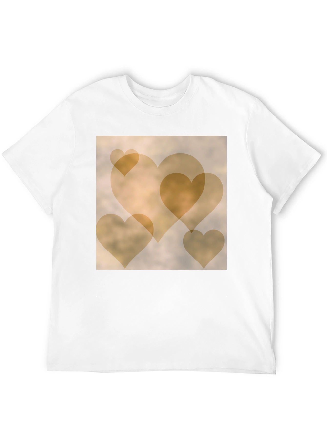 Heart Graphic T-Shirt - Black Casual Tee