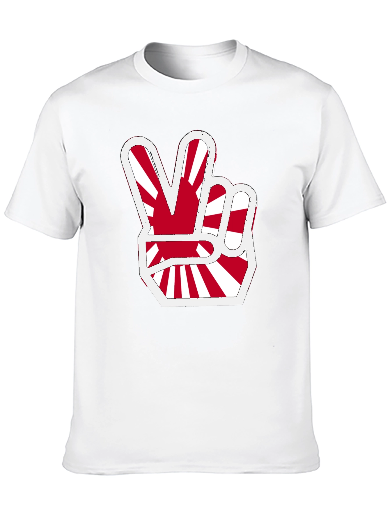 Peace Sign Japan Flag T-Shirt