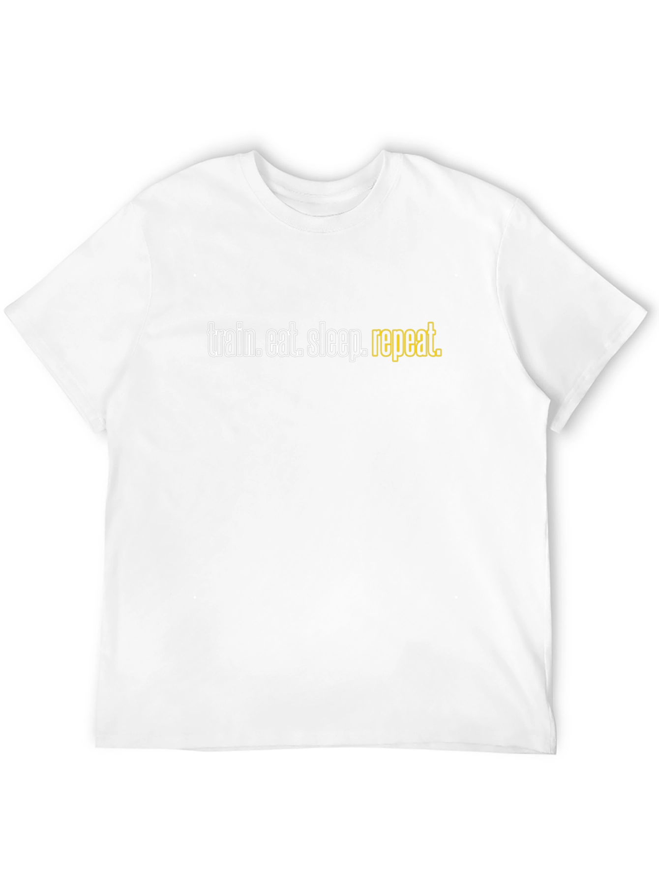 Train Eat Sleep Repeat Black T-Shirt