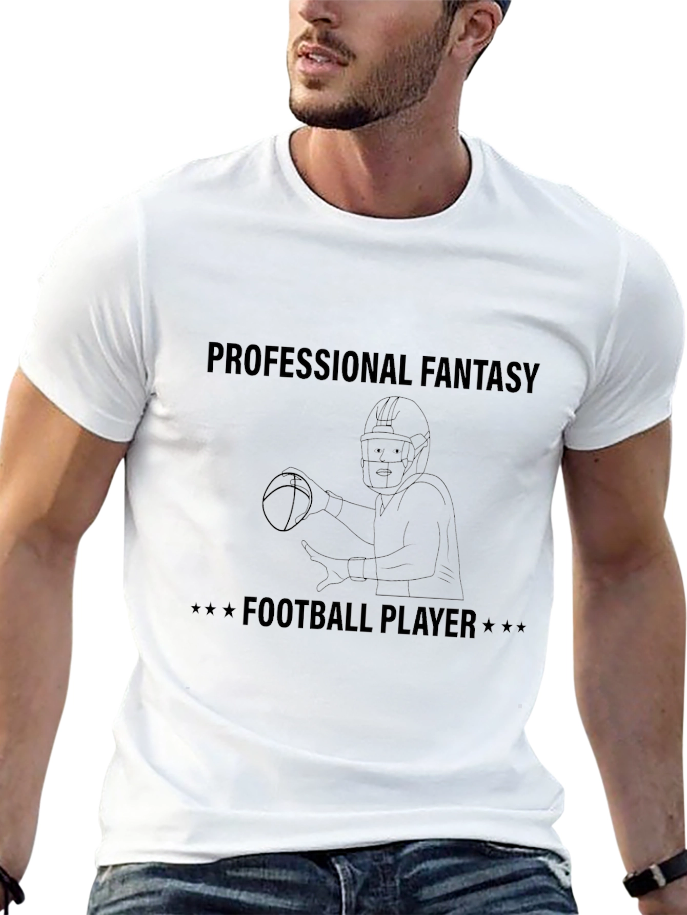 Fantasy Football Player Graphic Tee