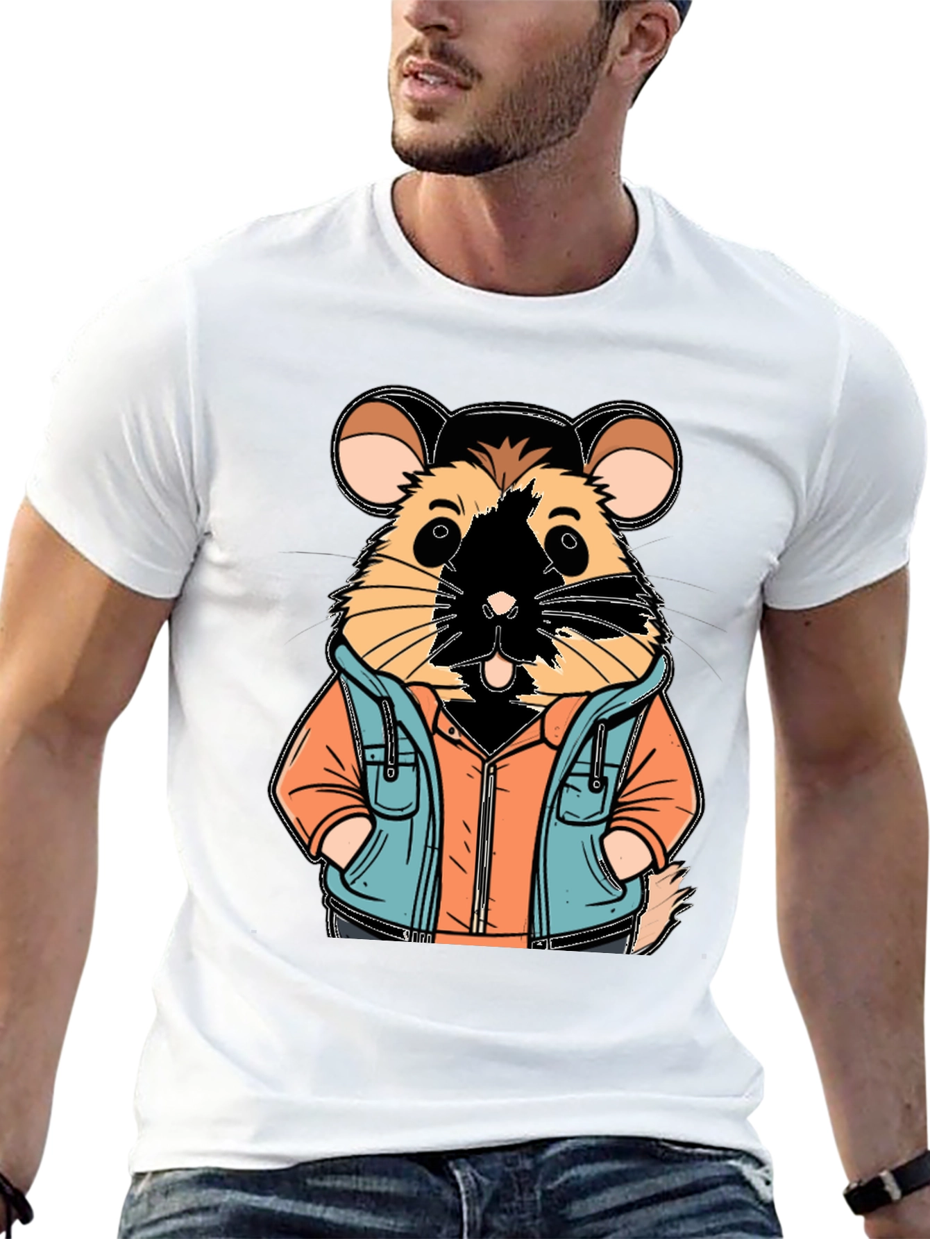 Cool Hamster Graphic Tee - Unisex