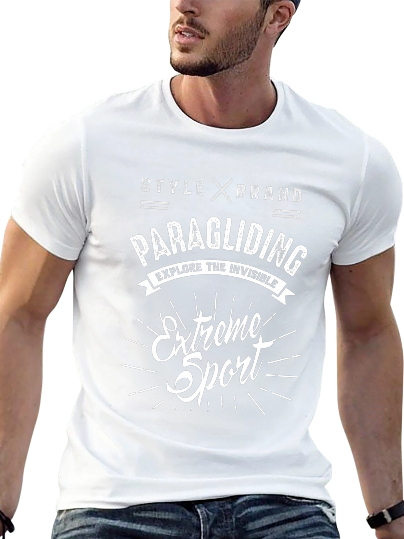 Paragliding Extreme Sport Graphic T-Shirt