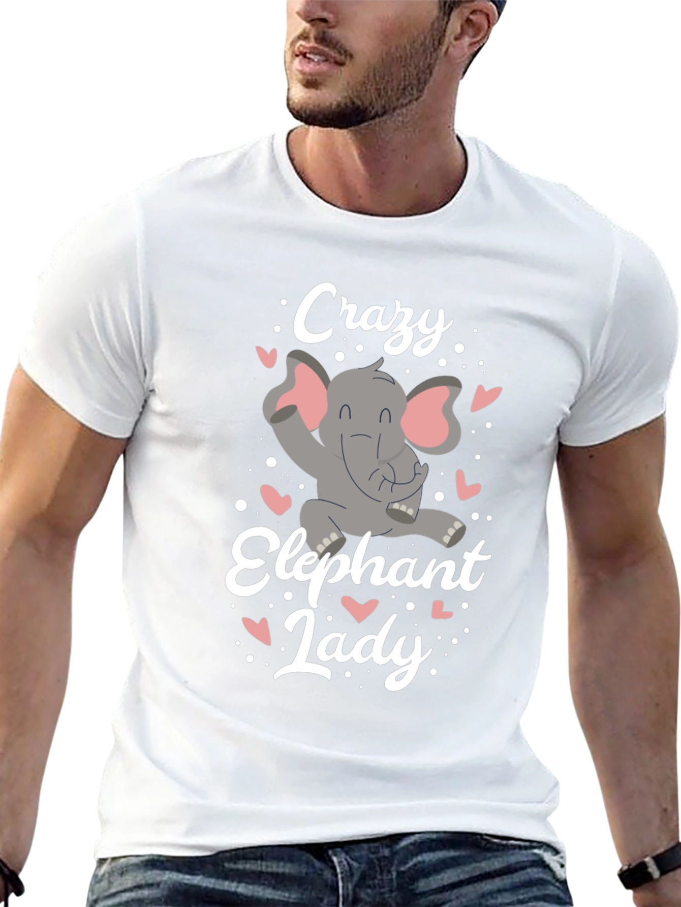 Crazy Elephant Lady T-Shirt