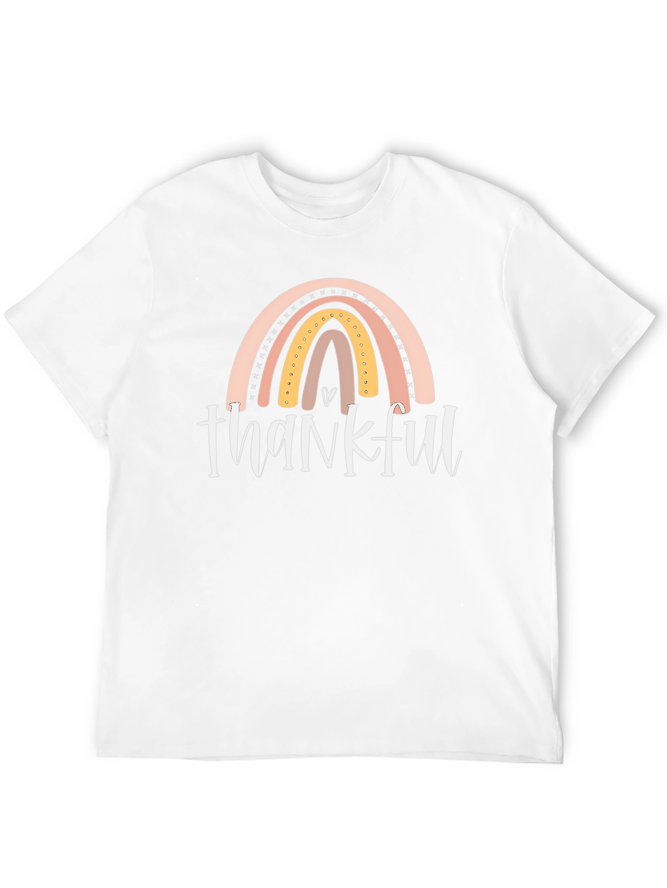 Thankful Rainbow Graphic T-Shirt