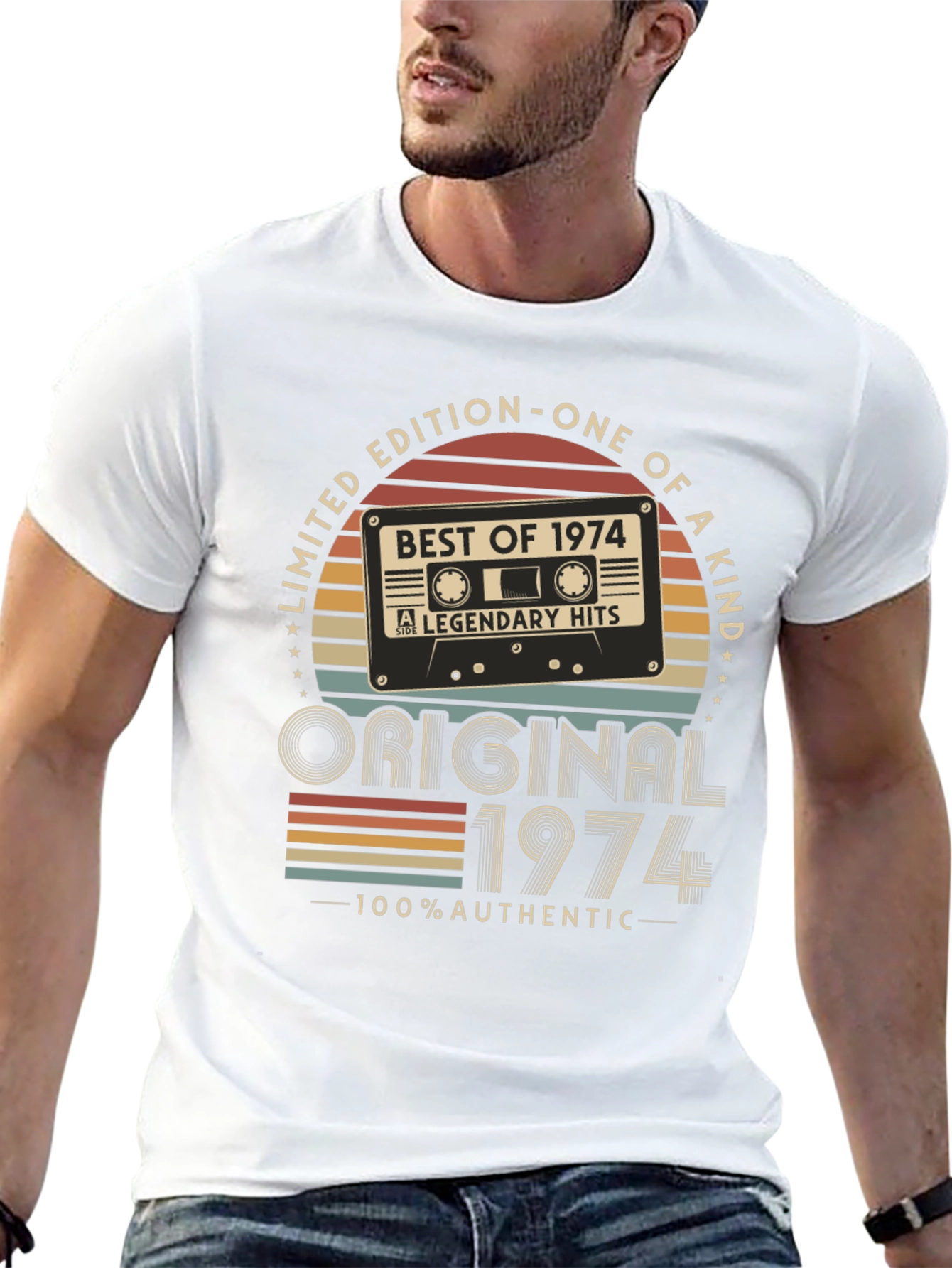 Limited Edition 1974 Cassette Tape Graphic T-Shirt