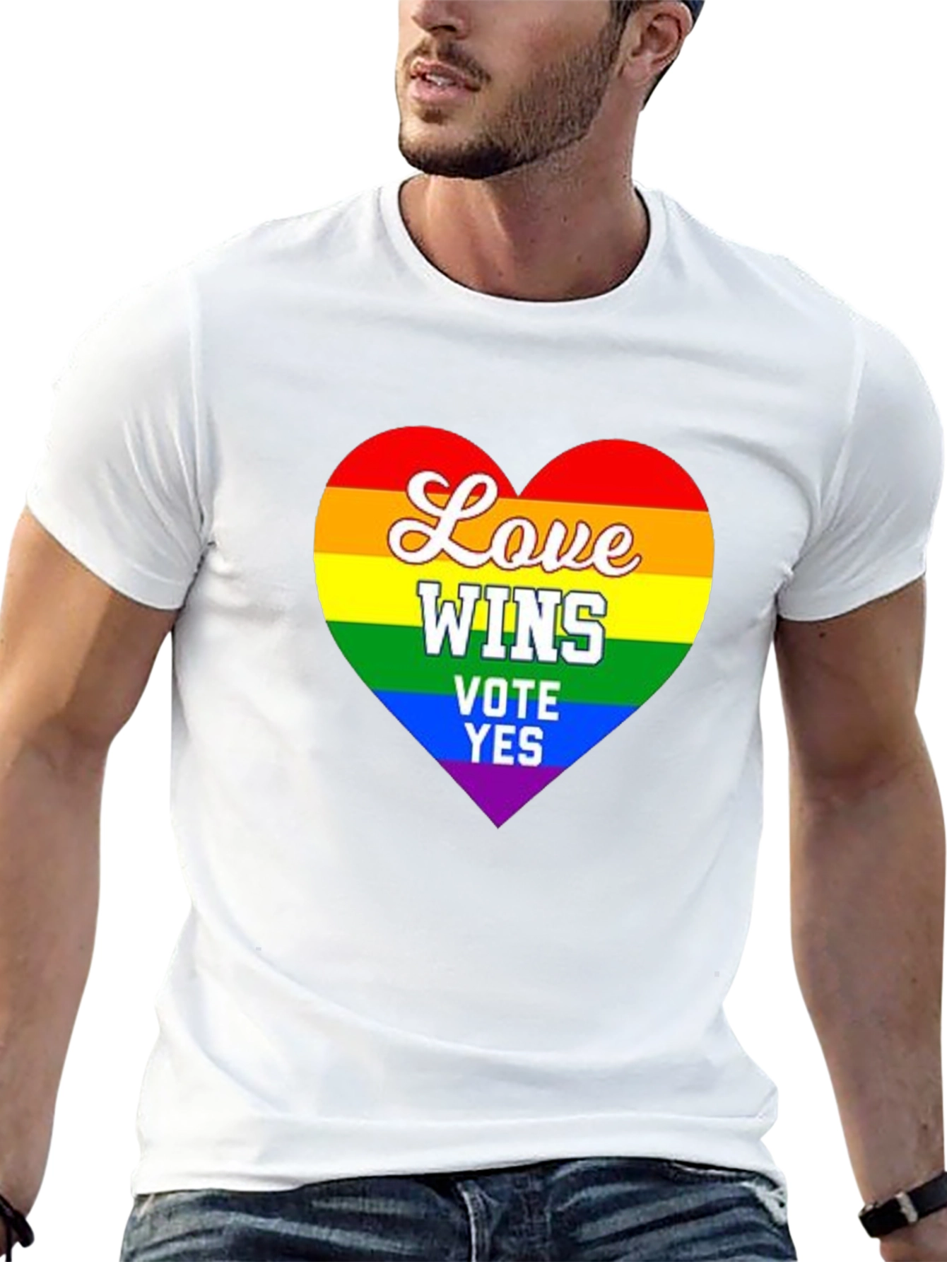 Love Wins Rainbow Pride T-Shirt