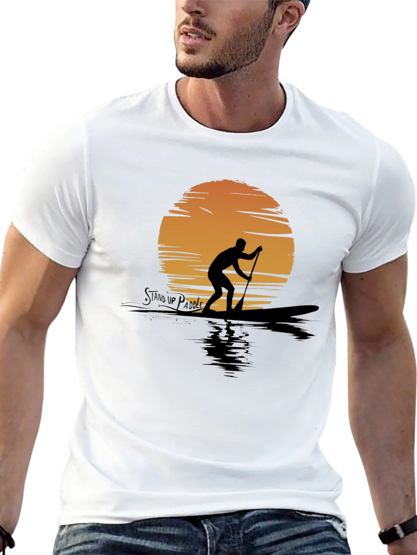 Stand Up Paddle Sunset T-Shirt