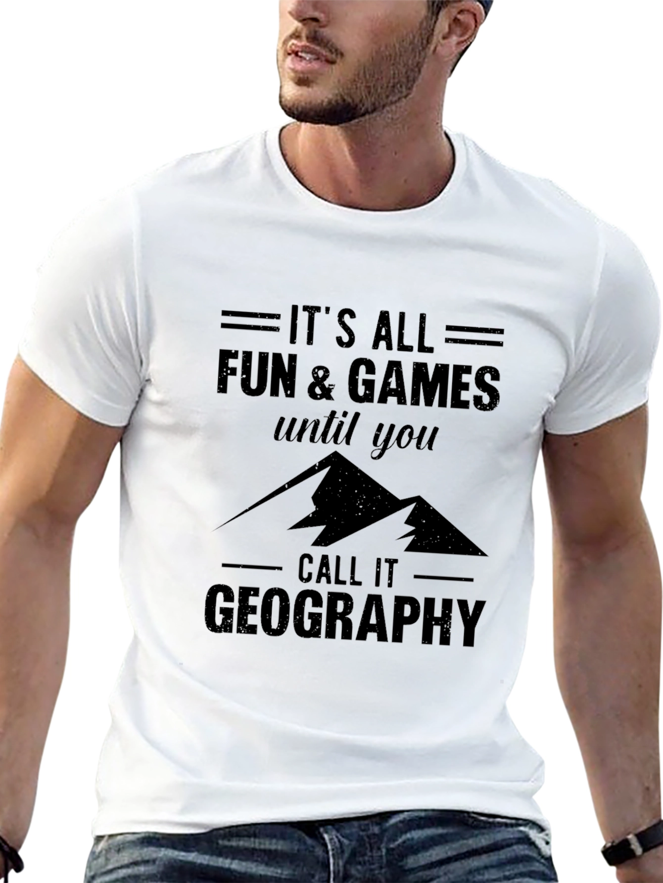 Funny Geography T-Shirt: Its All Fun & Games
