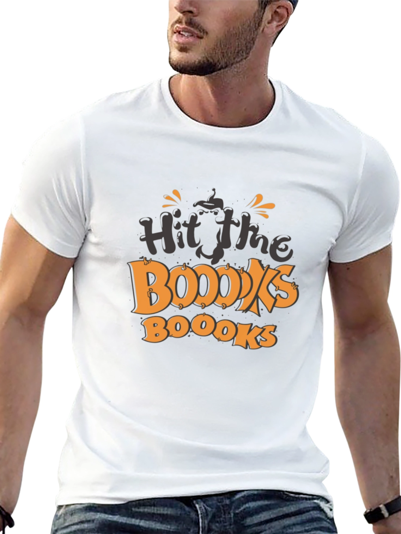 Hit the Boooks Halloween T-Shirt