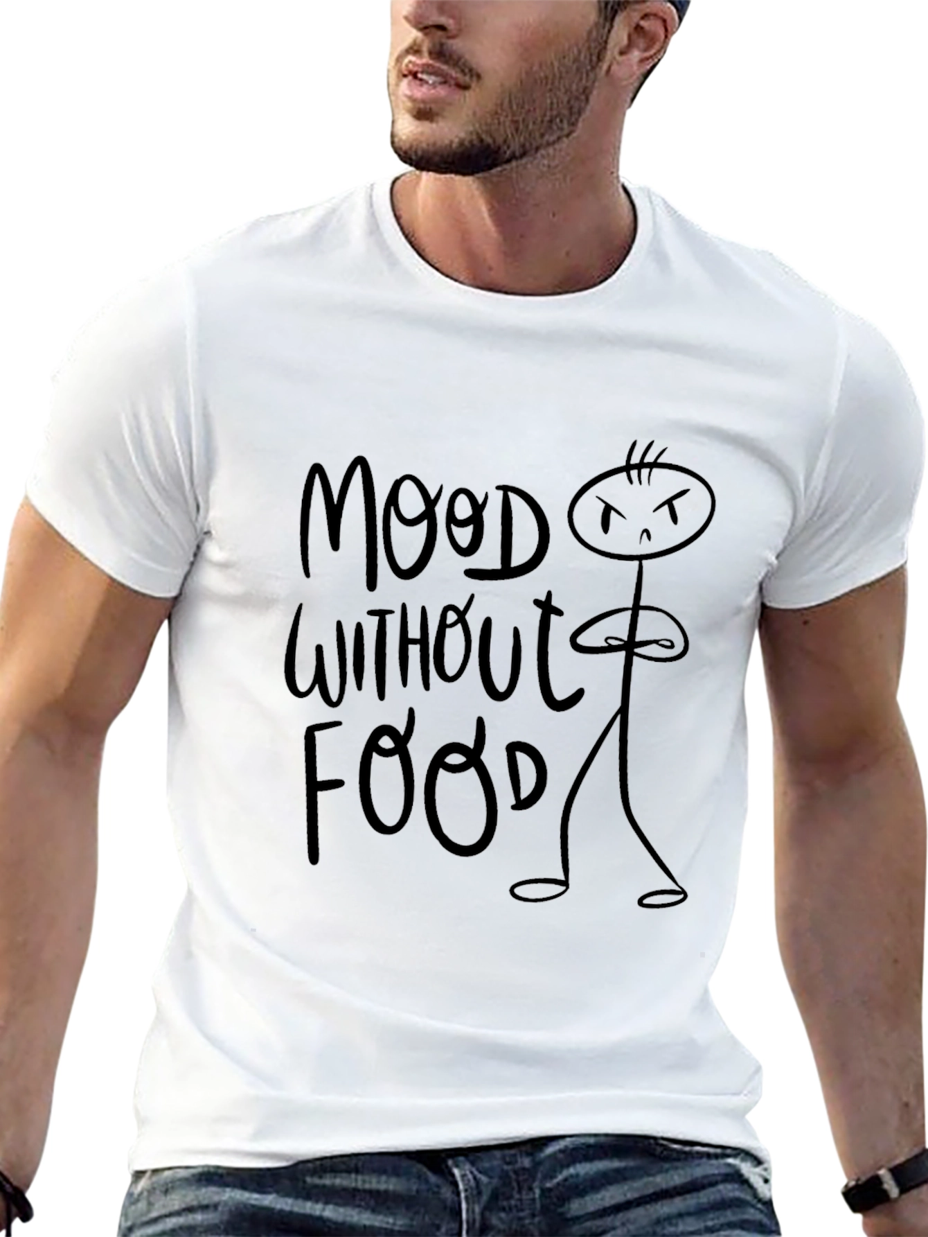 Mood Without Food Graphic T-Shirt