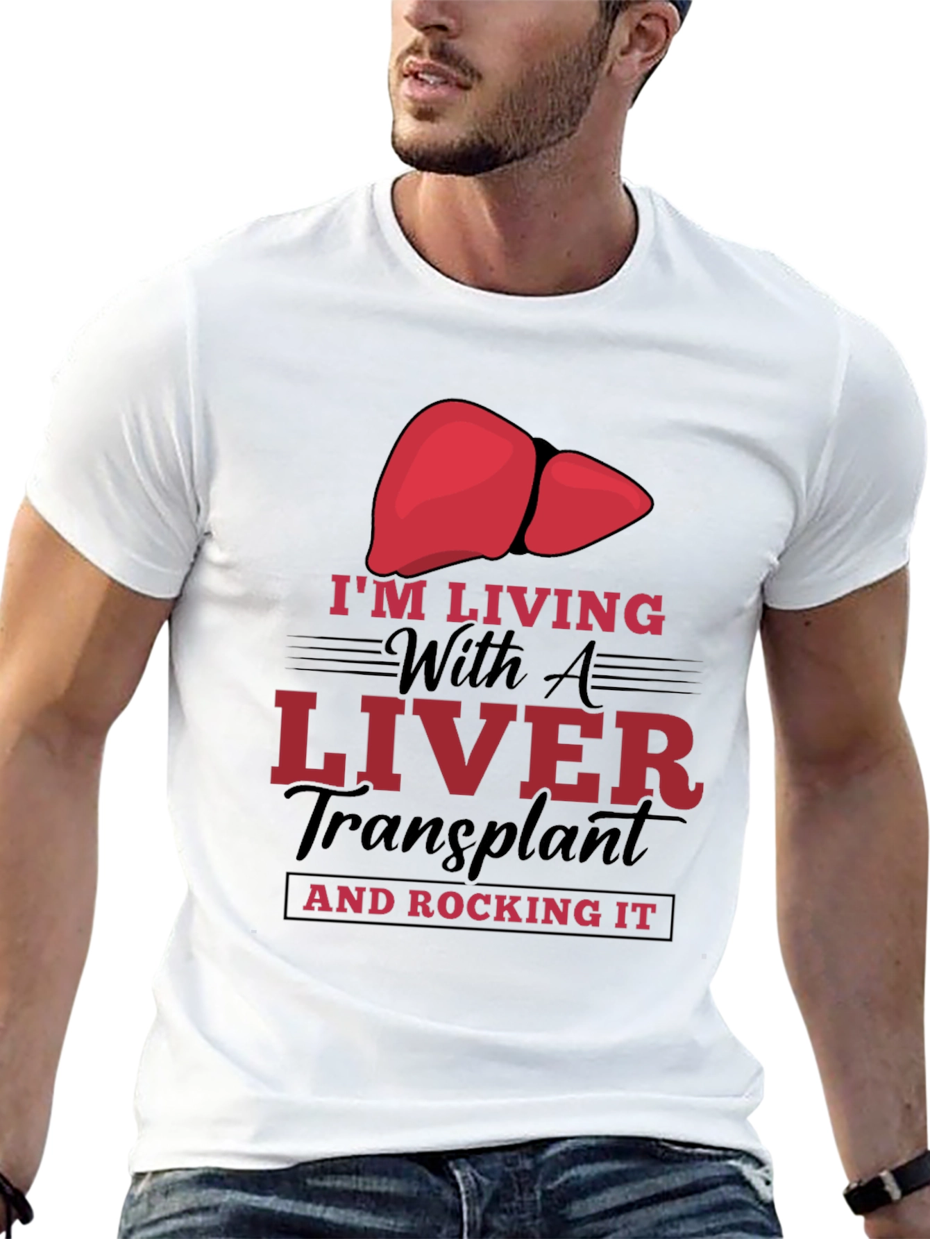 Liver Transplant Recipient Graphic T-Shirt