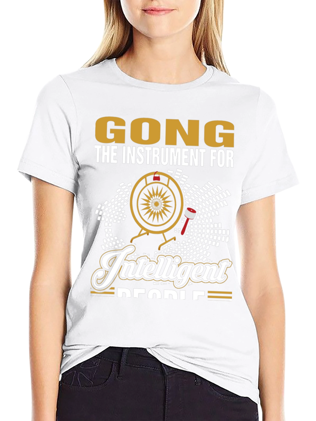 Gong Instrument for Intelligent People T-Shirt