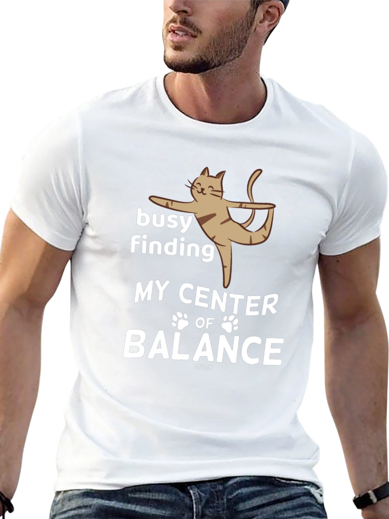 Yoga Cat T-Shirt - Find Your Center