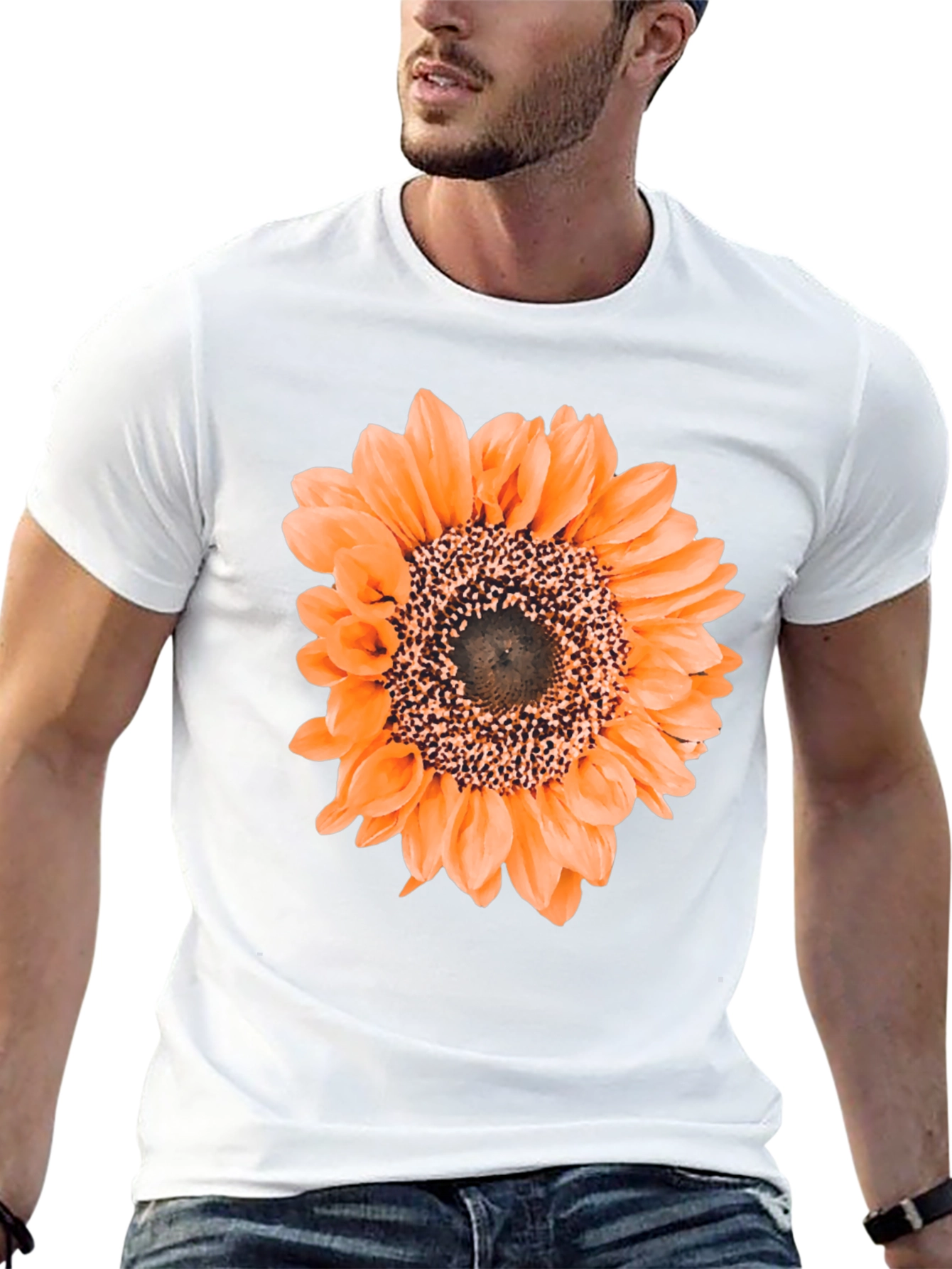 Sunflower Graphic Black Tee