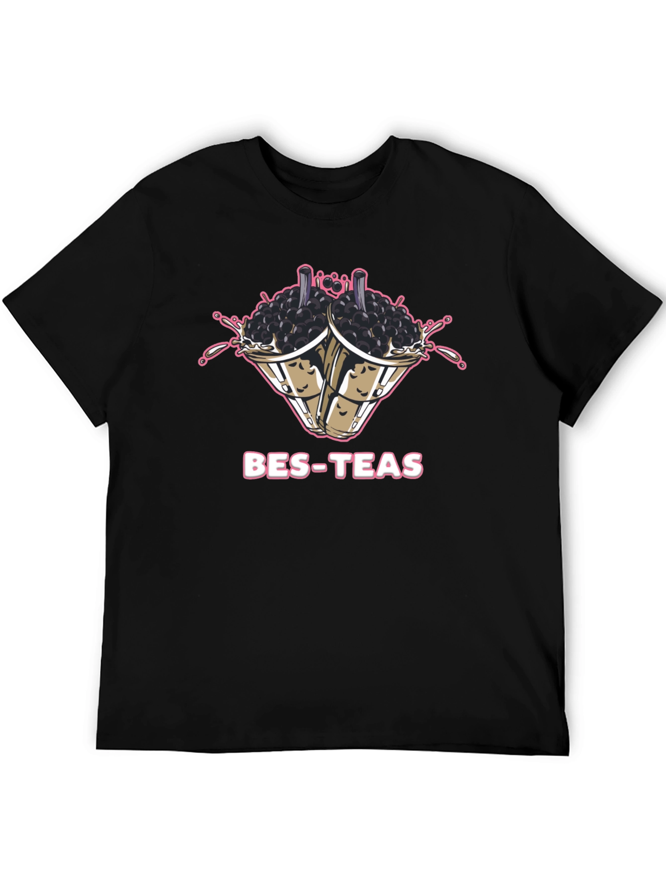 Bes-Teas Graphic T-Shirt - Bubble Tea Design