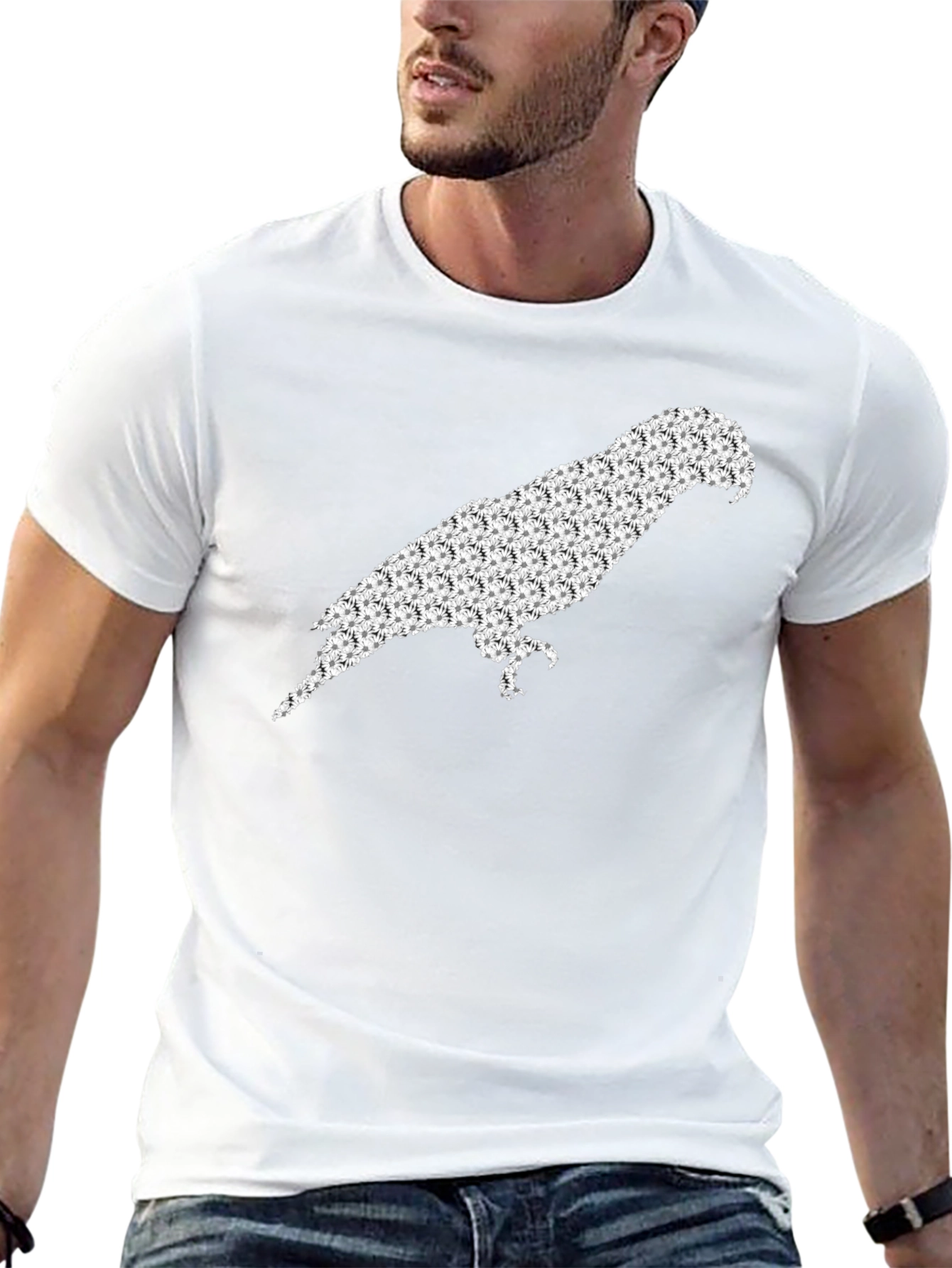 Parrot Silhouette T-Shirt - Stylish Graphic Tee