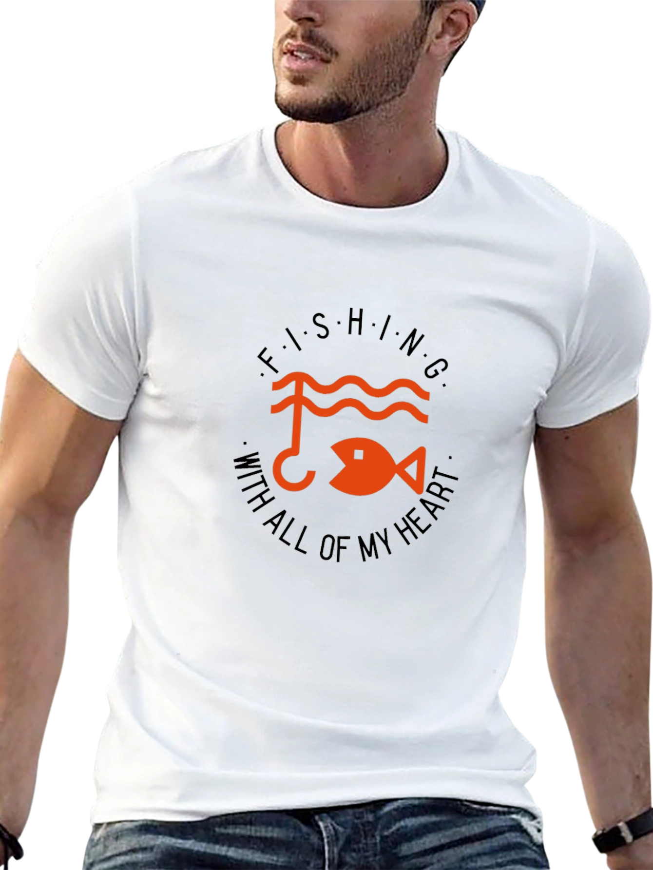 Fishing With All of My Heart T-Shirt