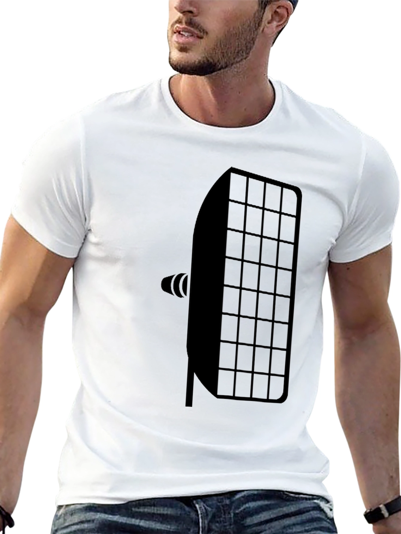 Retro Radio Antenna T-Shirt - Classic Design