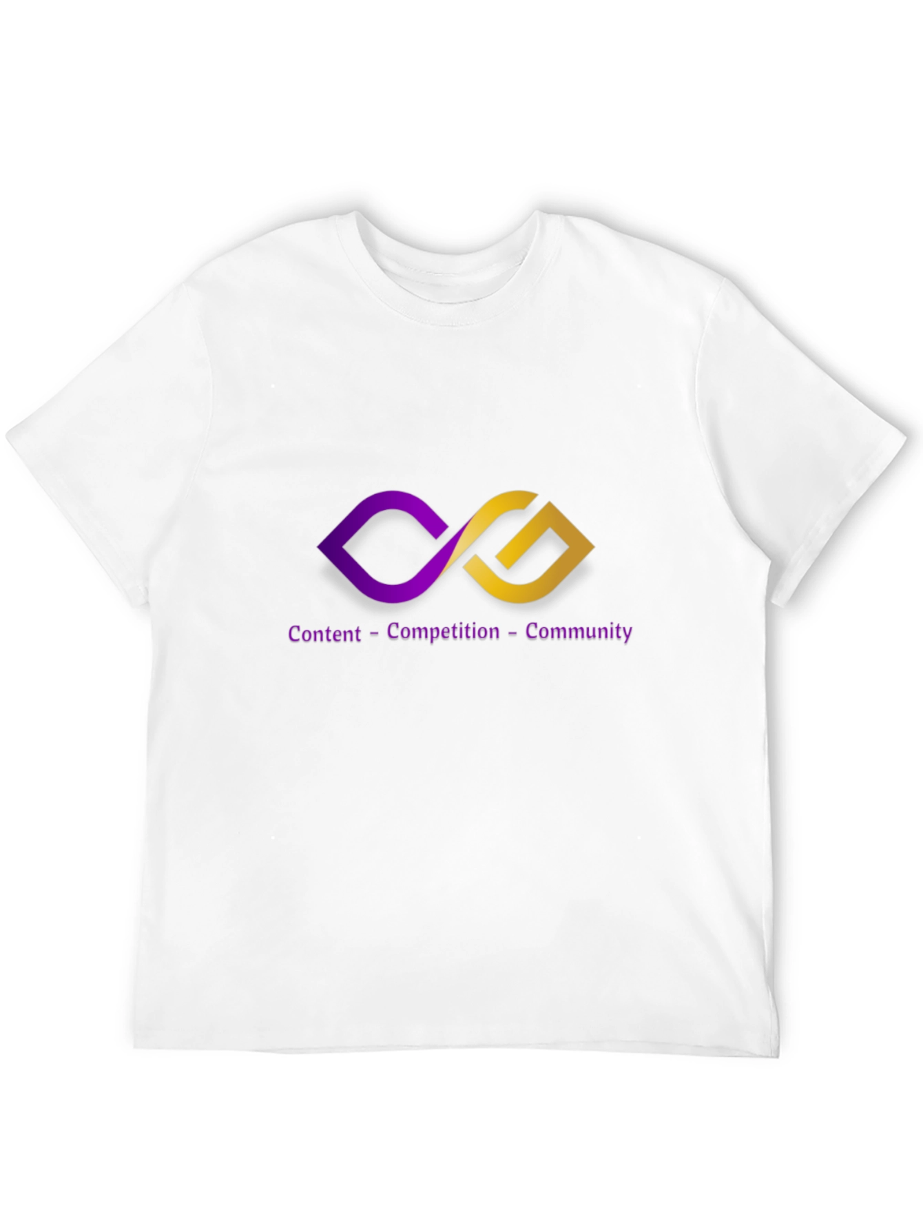 Content Community & Competition Black T-Shirt