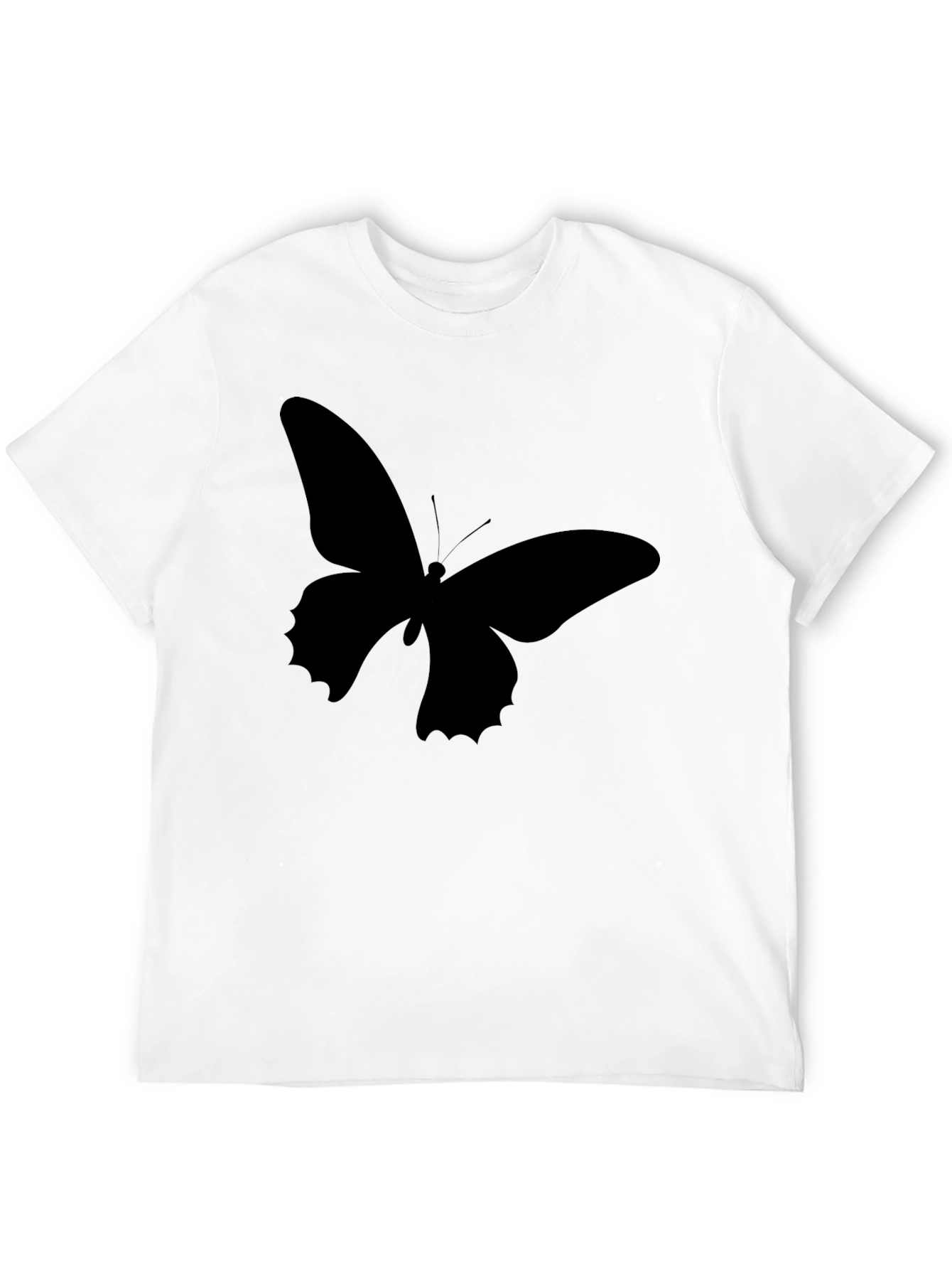 Butterfly Graphic Black T-Shirt