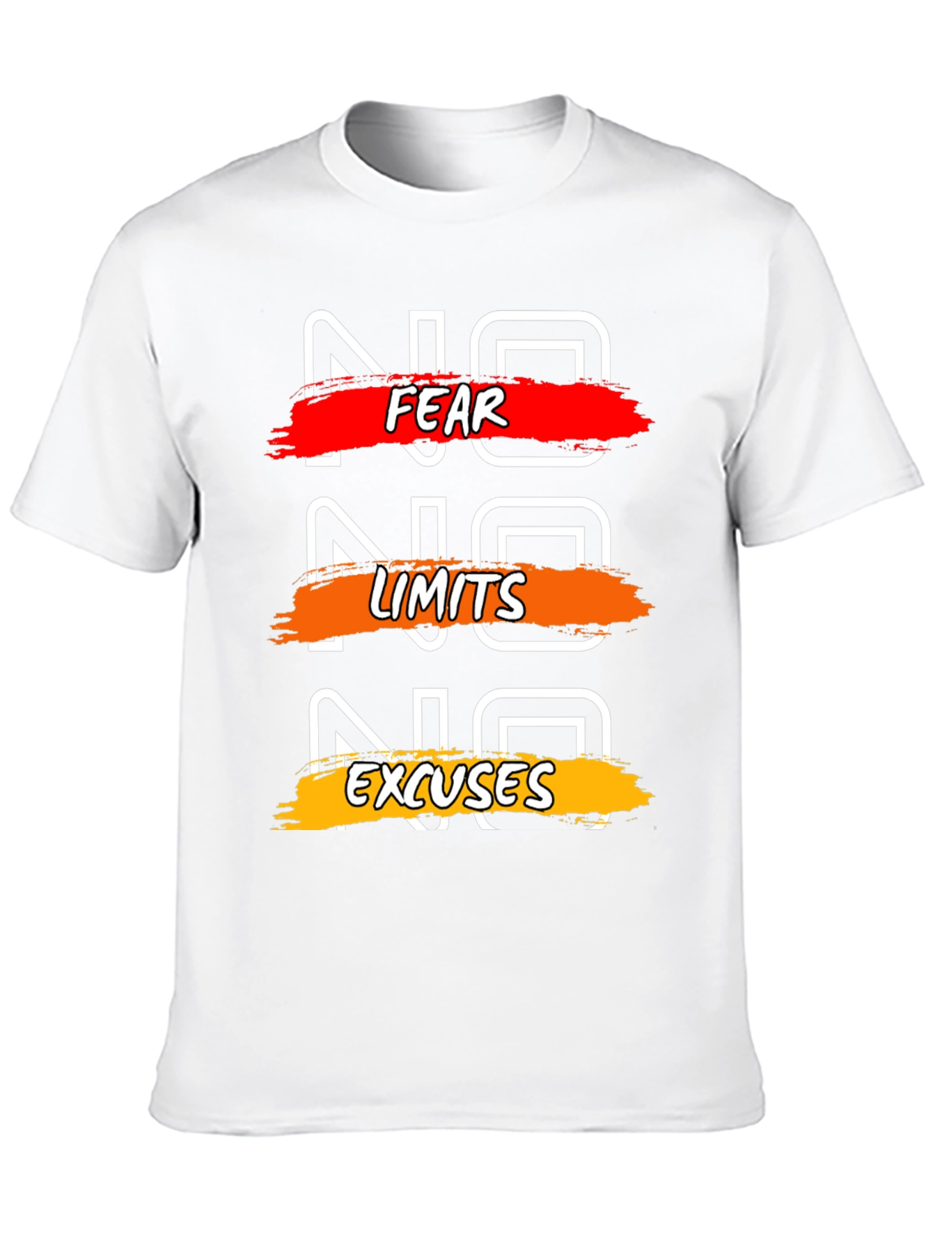 No Fear Limits Excuses Graphic T-Shirt