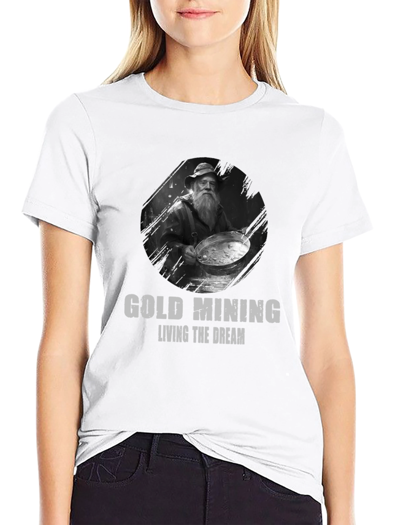 Gold Mining Living The Dream Graphic T-Shirt