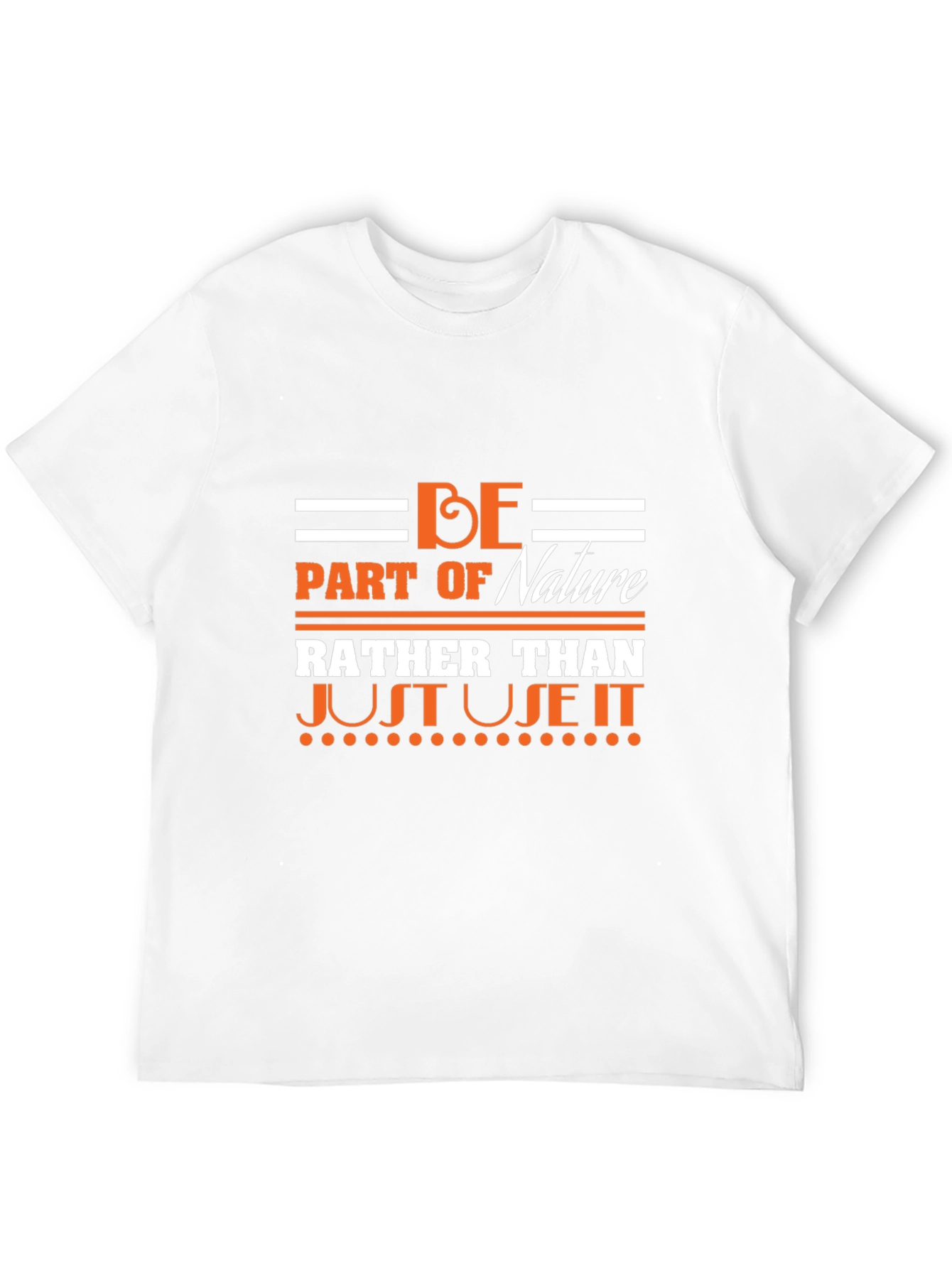 Nature Quote Black T-Shirt