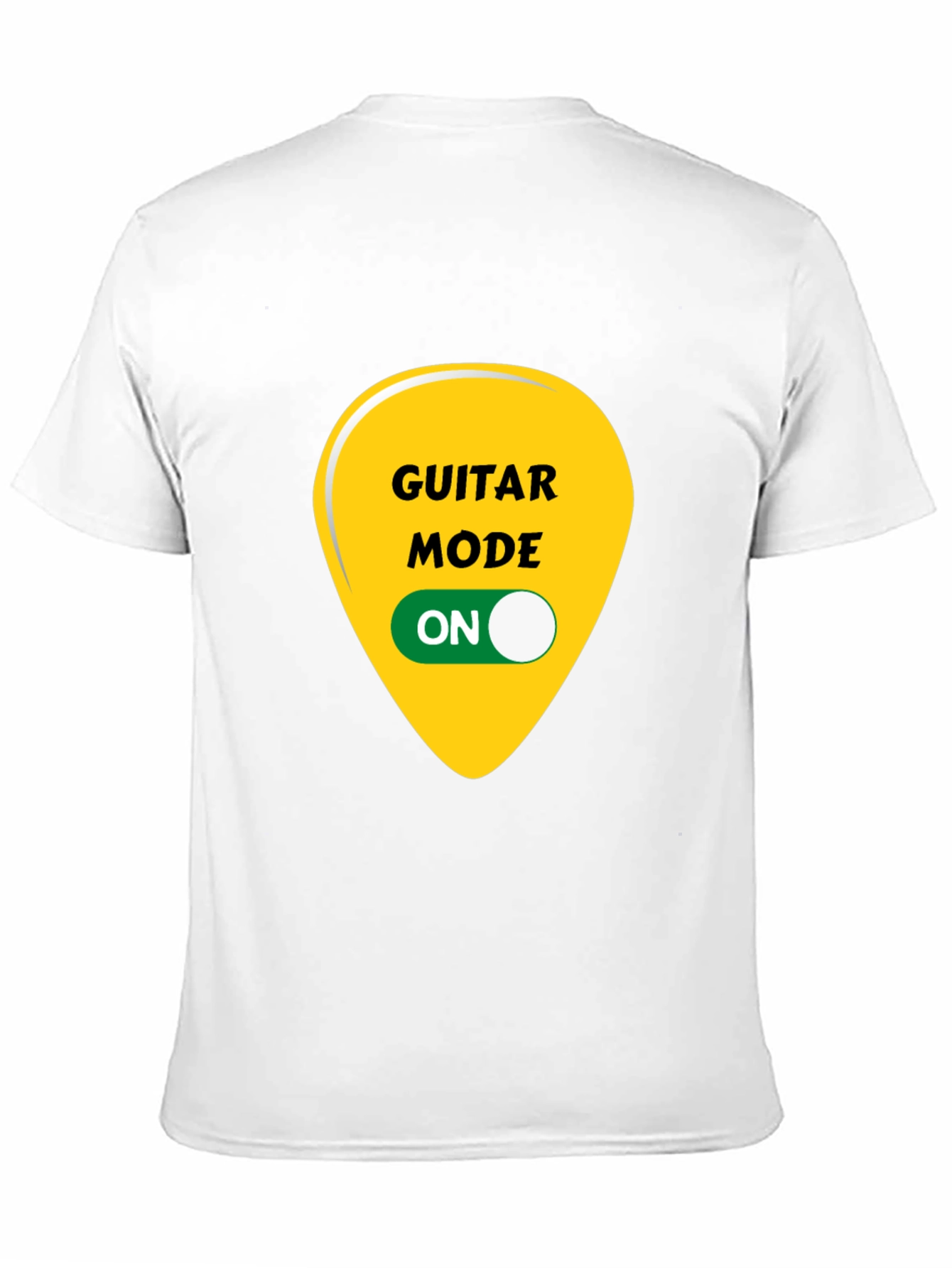 Guitar Mode On Black Graphic T-Shirt