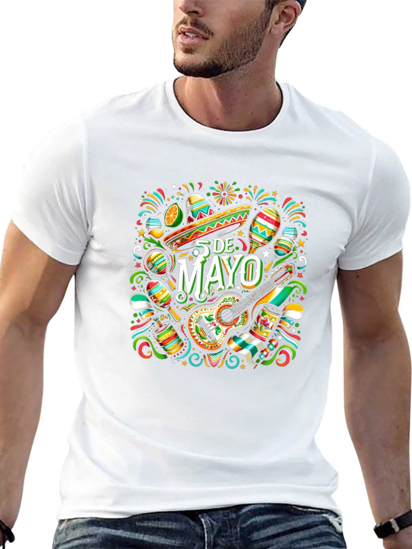 Cinco de Mayo Graphic T-Shirt - Fiesta Ready