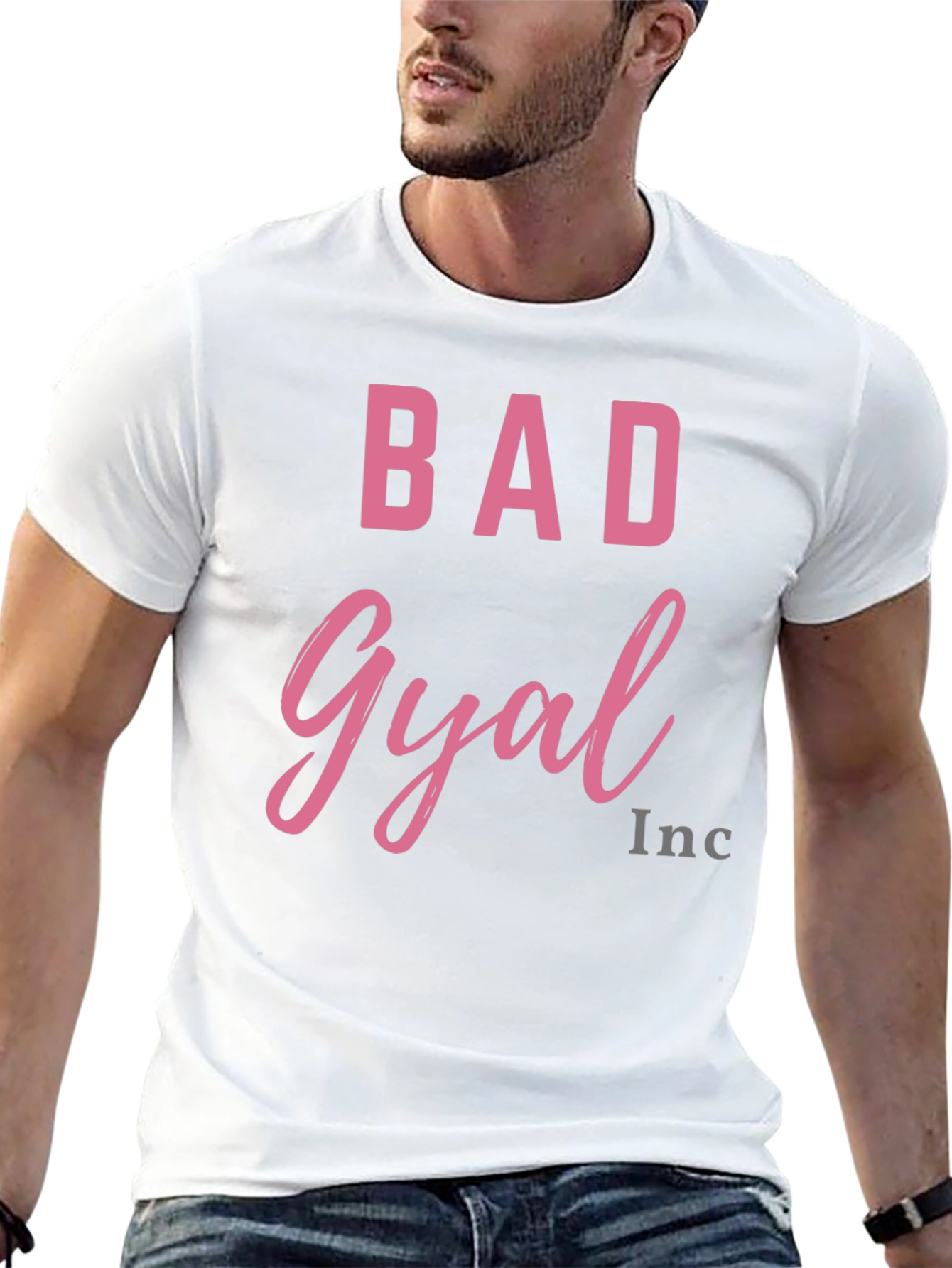 Bad Gyal Inc. Black Graphic T-Shirt