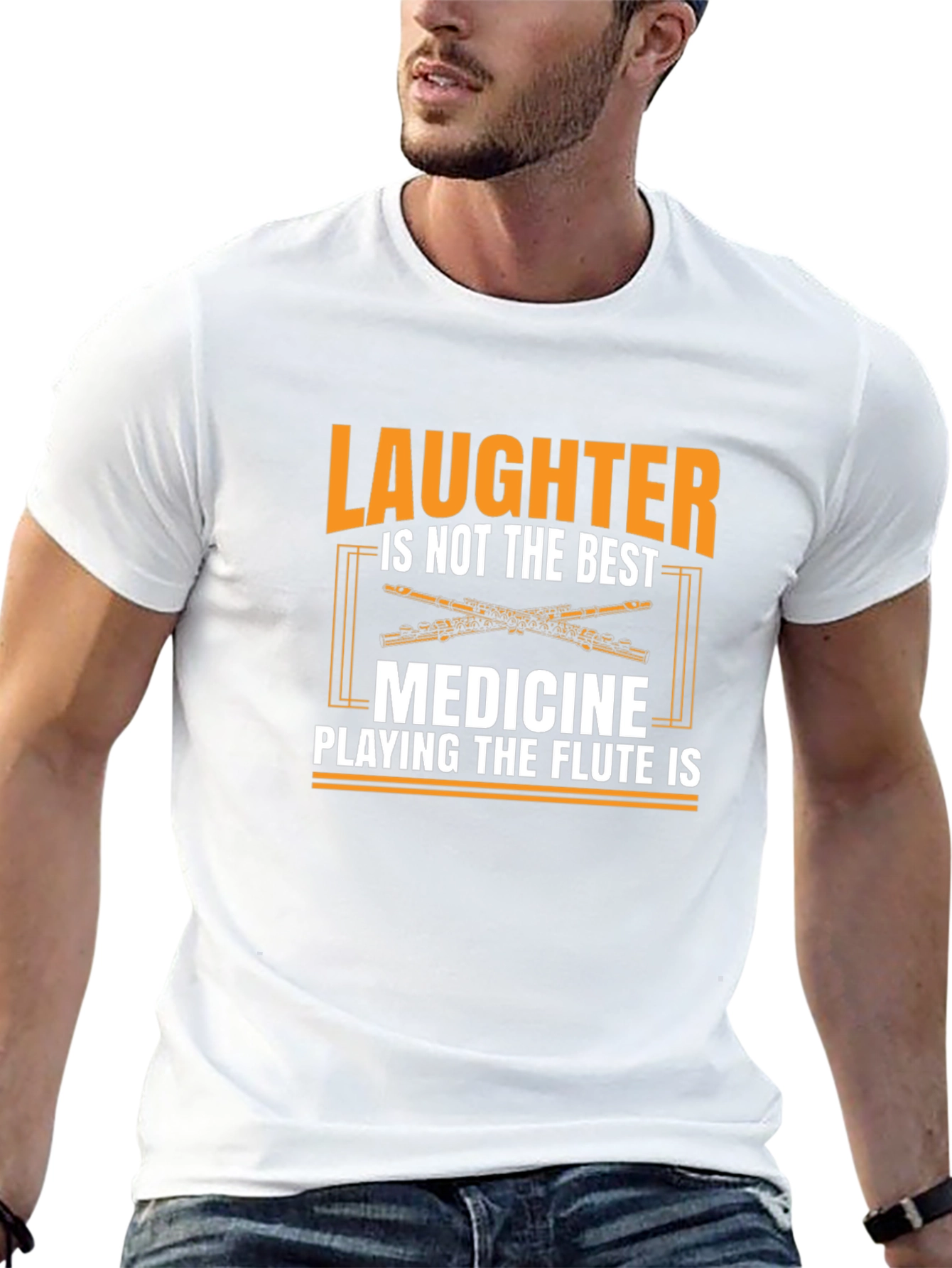 Laughter Not Best Medicine Flute T-Shirt