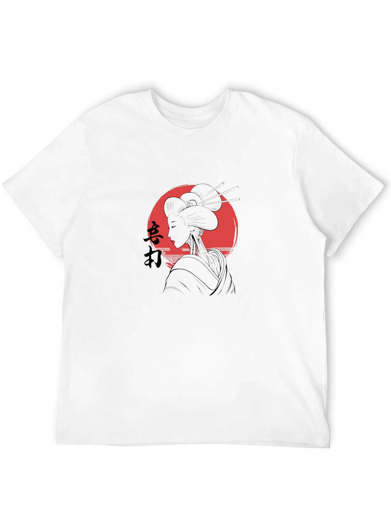 Geisha Graphic Black T-Shirt