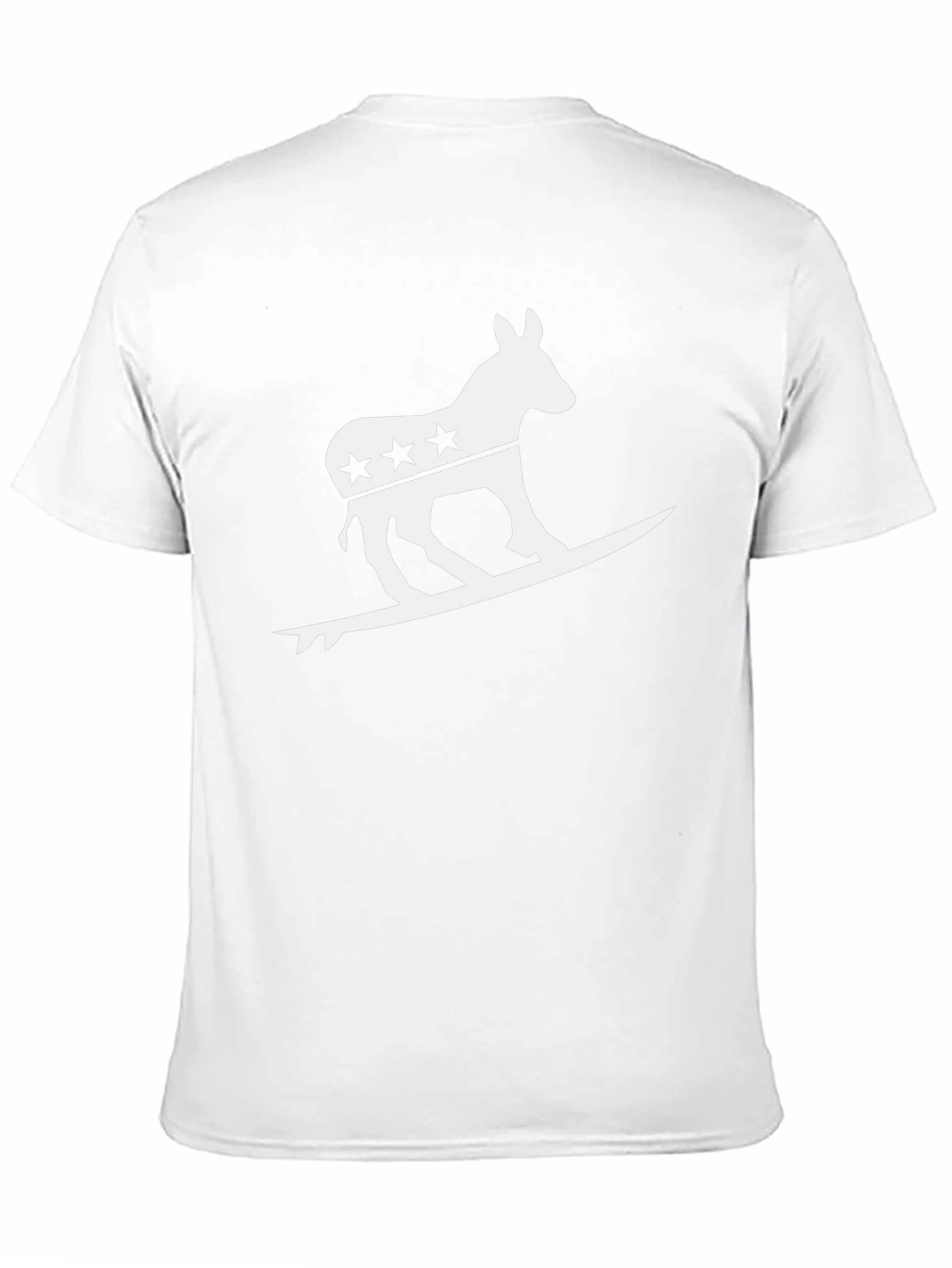 Democrat Donkey Surfing Graphic T-Shirt
