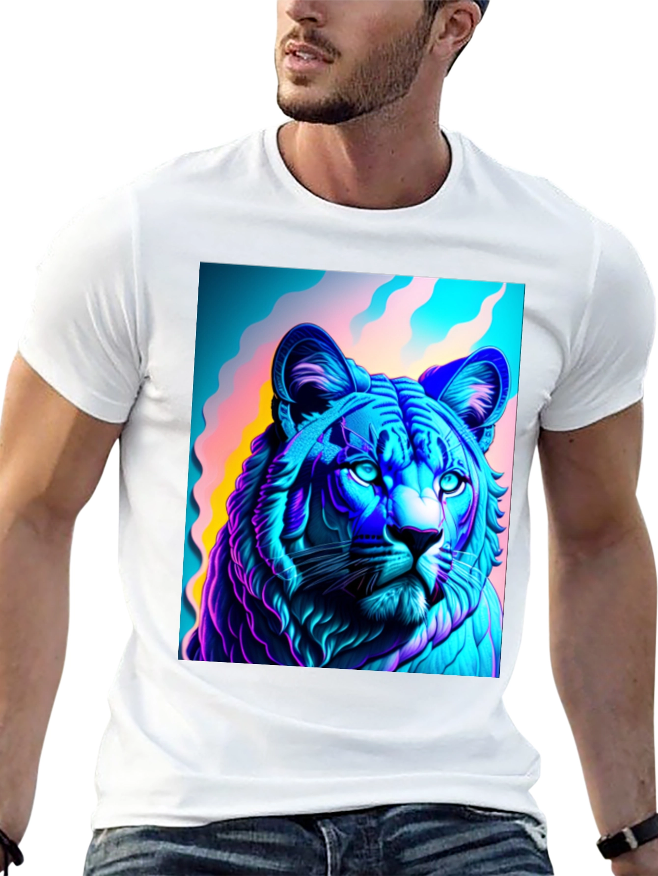 Vibrant Tiger Graphic Tee - Bold Style