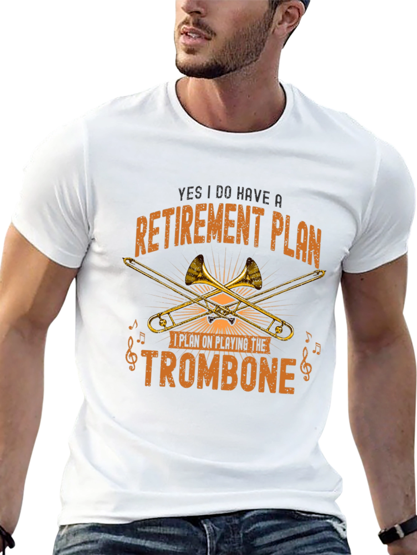 Retirement Plan Trombone Player T-Shirt