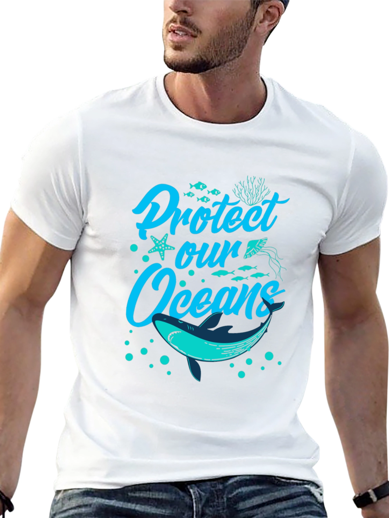 Protect Our Oceans Graphic T-Shirt