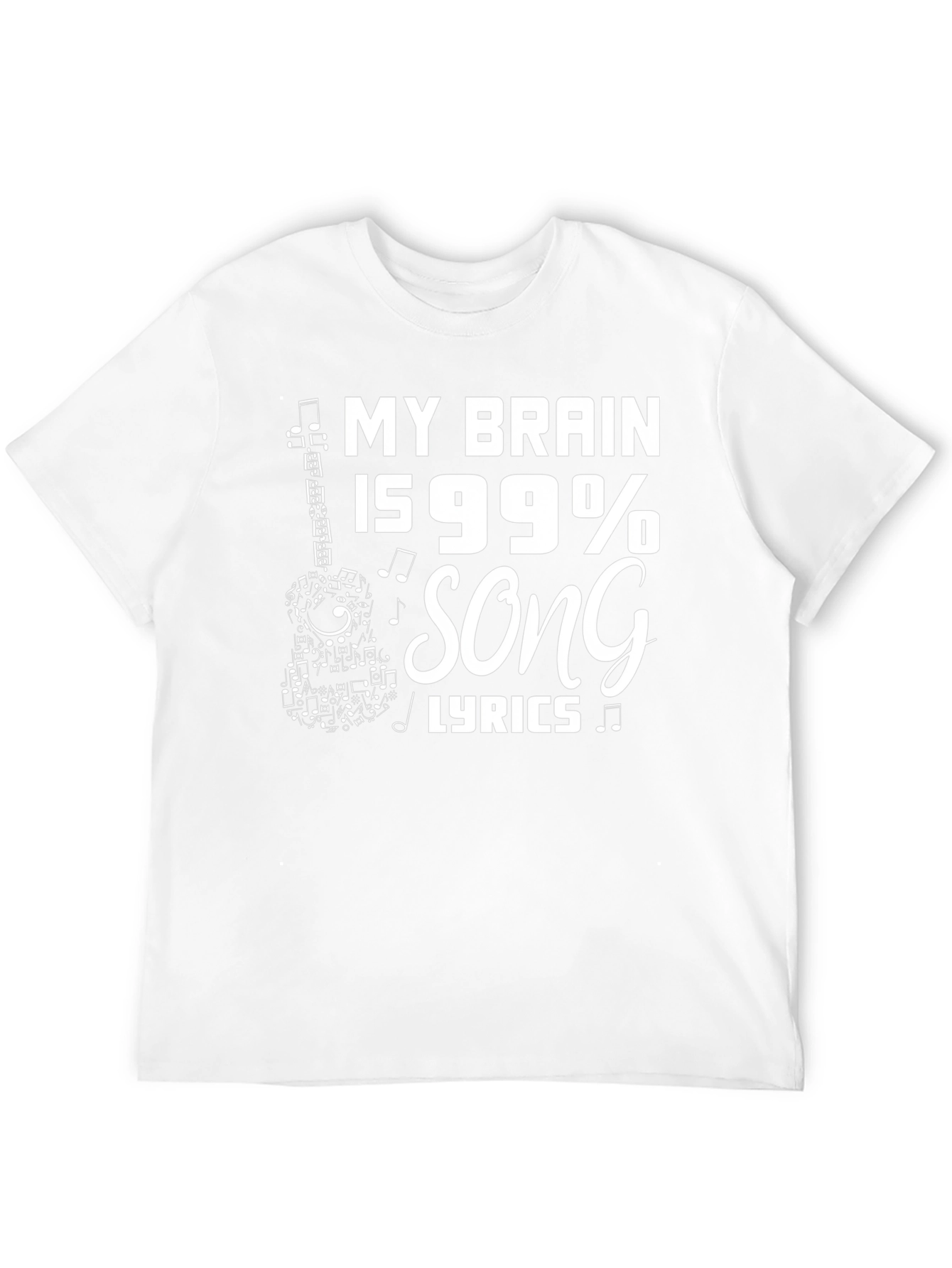 My Brain is 99% Song Lyrics T-Shirt