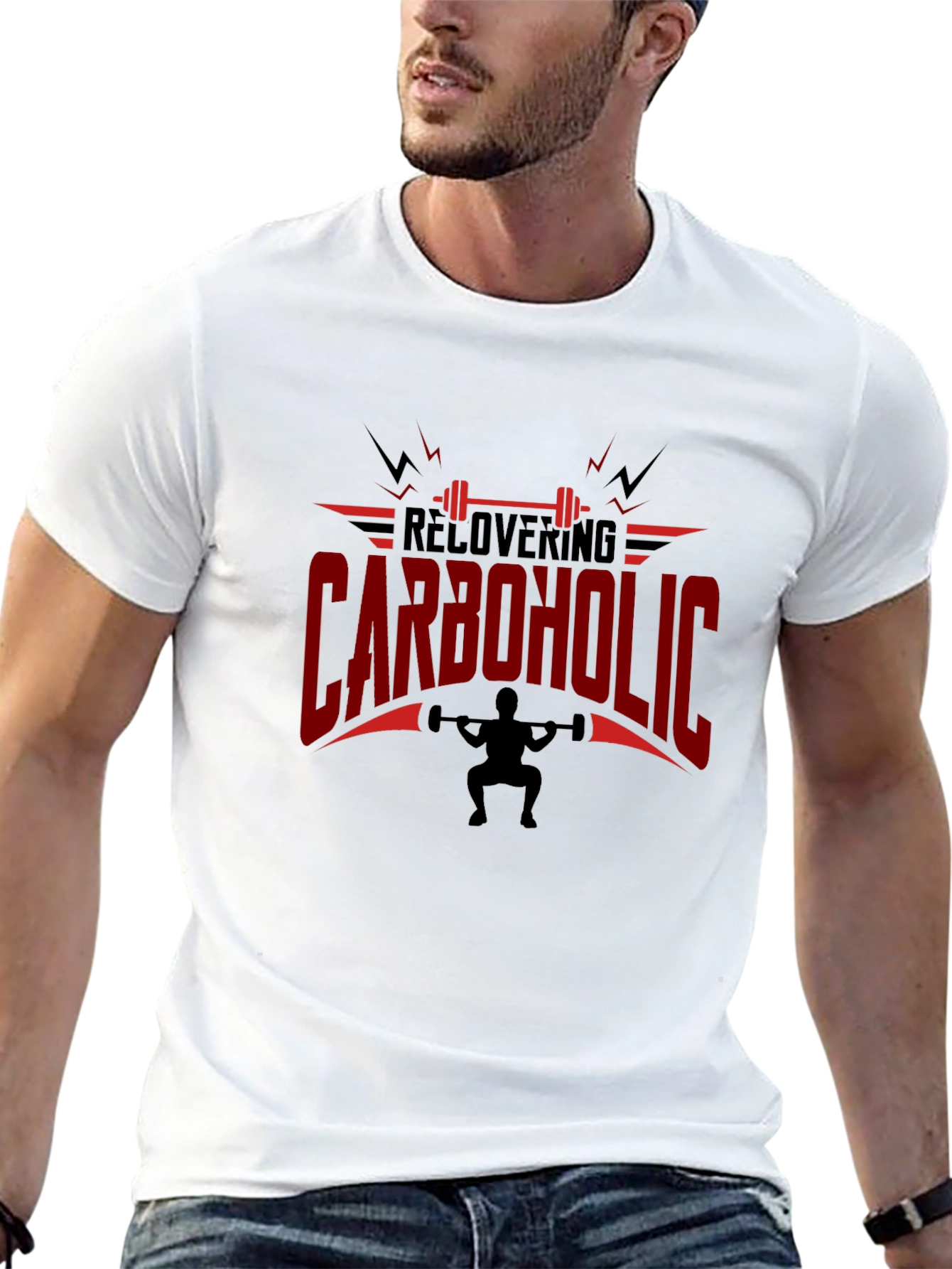 Recovering Carboholic Gym T-Shirt